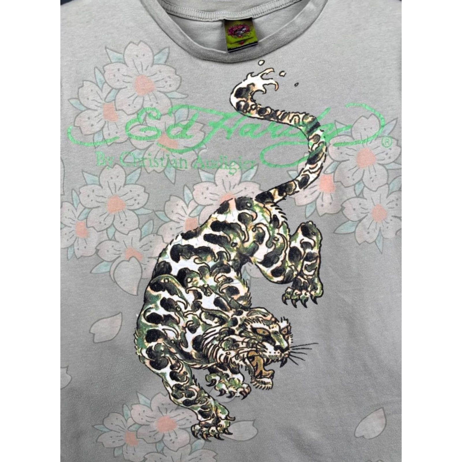 Ed Hardy Ed Hardy T-Shirt Mens S Gray Cotton Crew Neck Short Sleeve Top Size US S / EU 44-46 / 1 - 6 Thumbnail