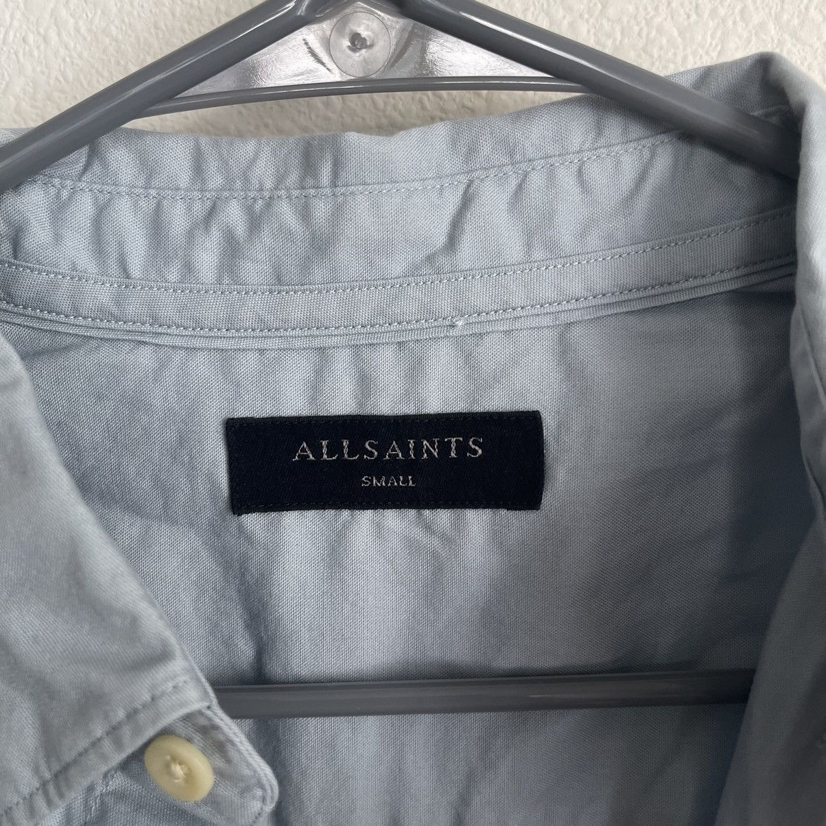 Allsaints Allsaints Half Sleeve Button Down Ramskull Shirt Size US S / EU 44-46 / 1 - 4 Thumbnail