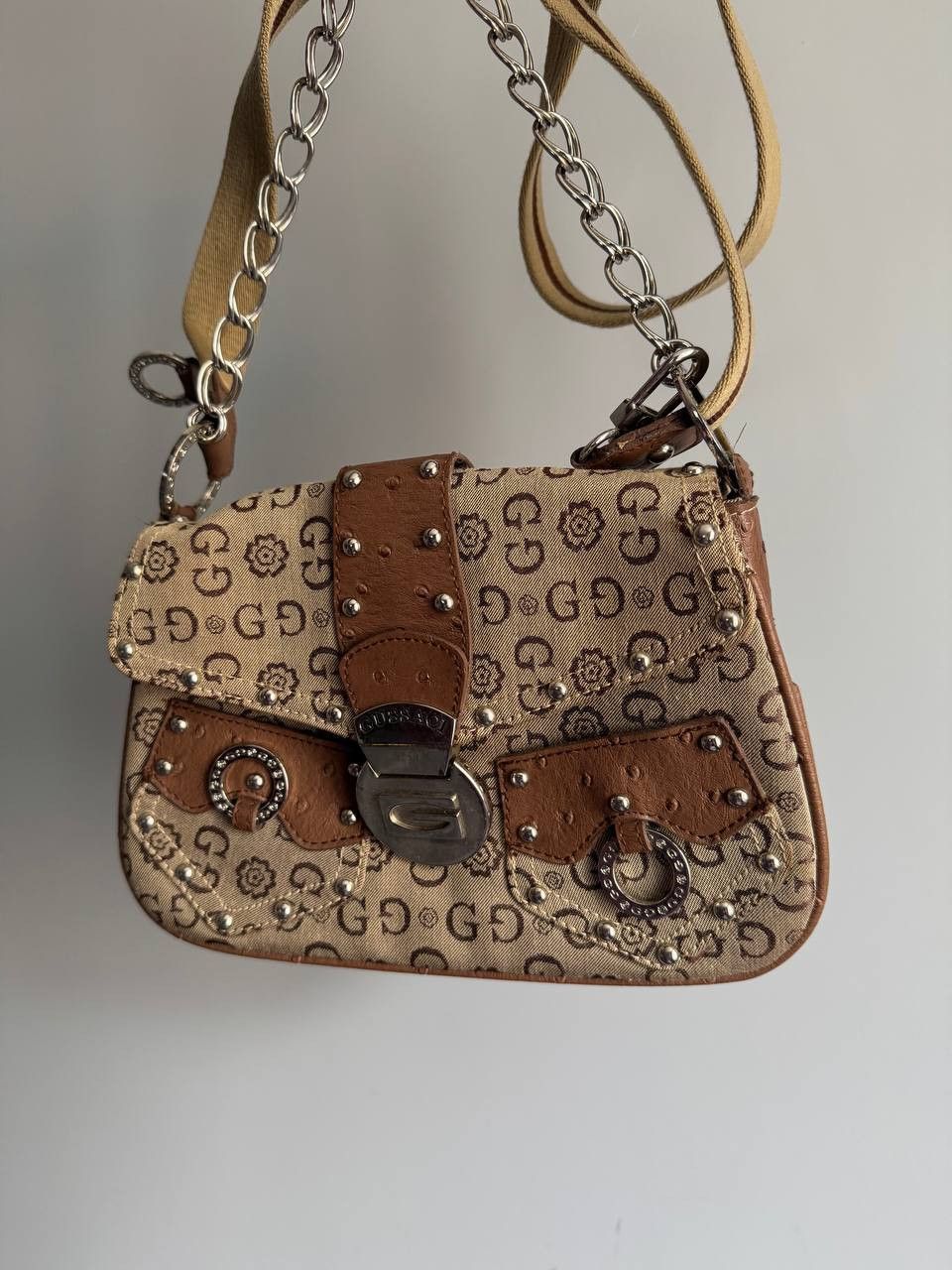 Guess Y2K Vintage Gussaci monogram shoulder bag guess style Size ONE SIZE - 6 Thumbnail