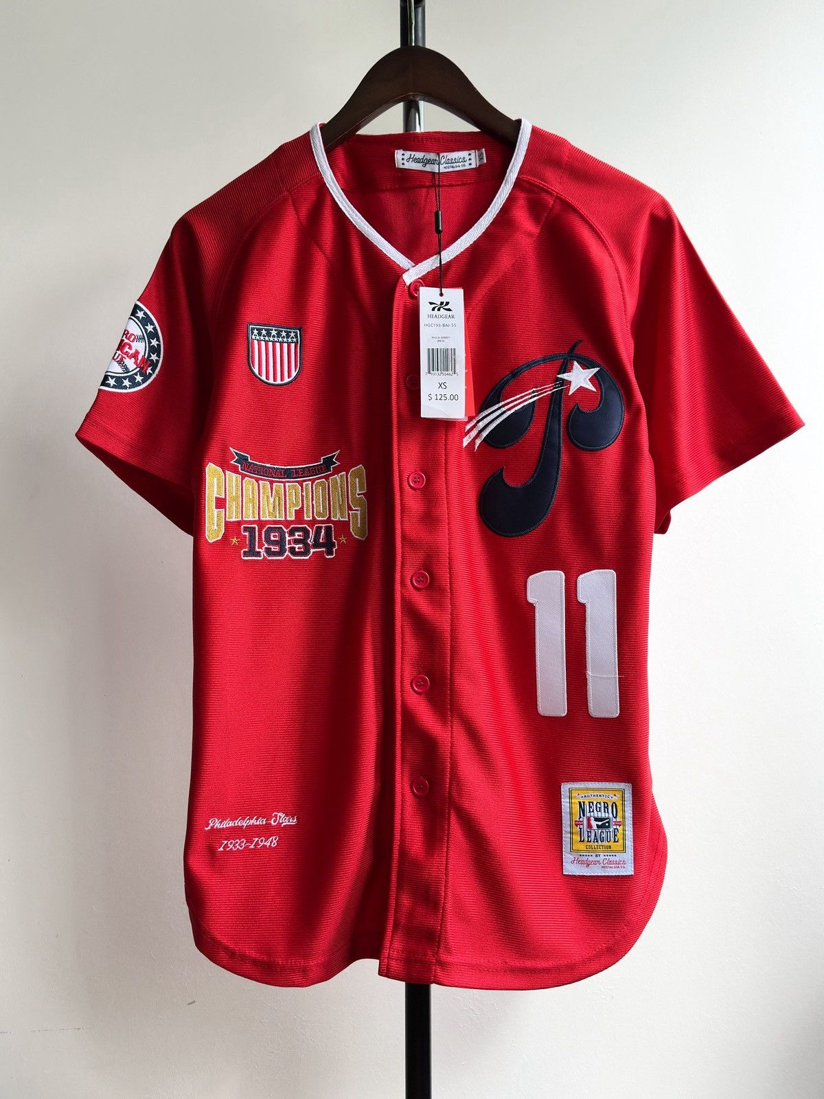 Vintage Vintage Philadelphia Stars Champions 1934 Baseball Jersey Size US XS / EU 42 / 0 - 1 Thumbnail