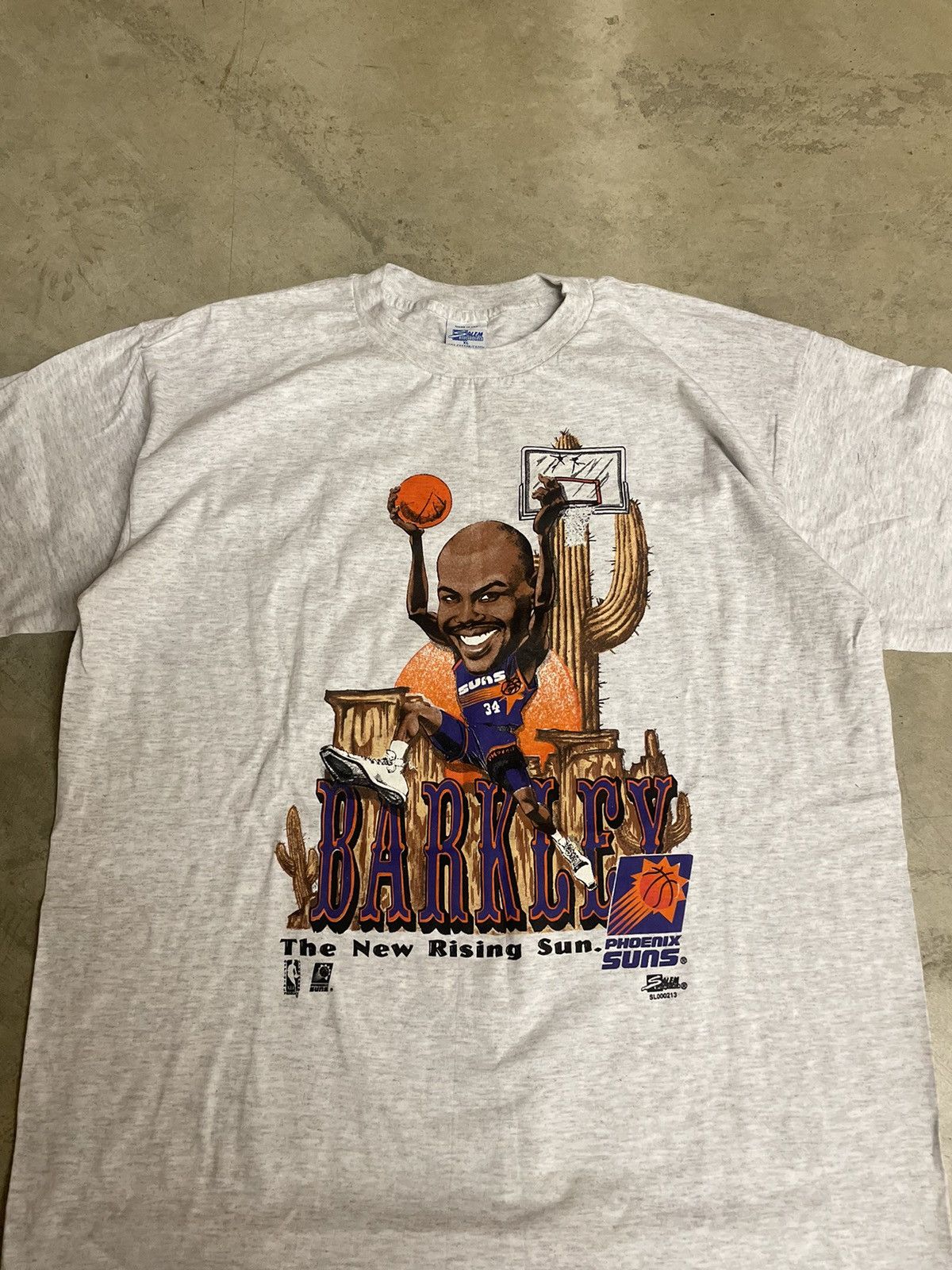 Salem Sportswear Vintage Single Stitch SALEM SPORTS Charles Barkley Big Head Size US XL / EU 56 / 4 - 6 Thumbnail