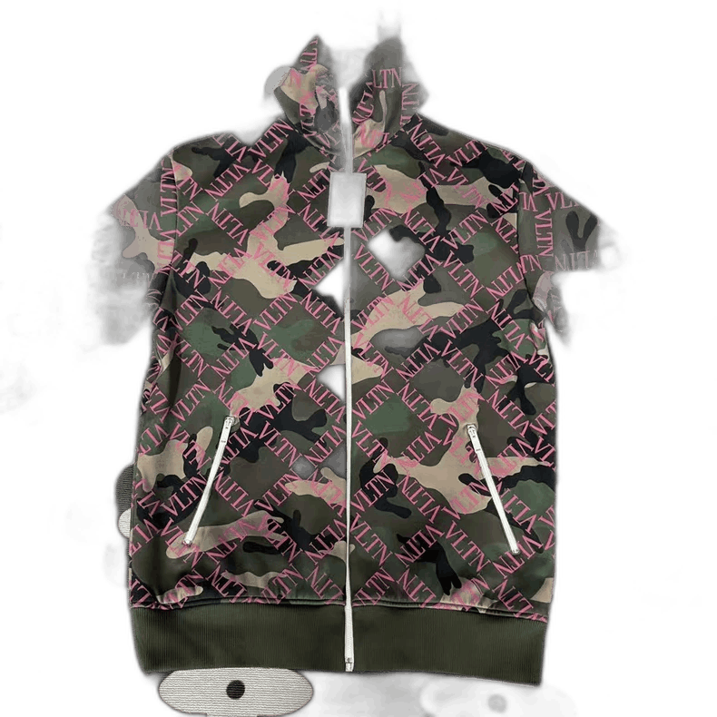 Valentino Valentino Camouflage Zip-Up Jacket Size US M / EU 48-50 / 2 - 1 Thumbnail