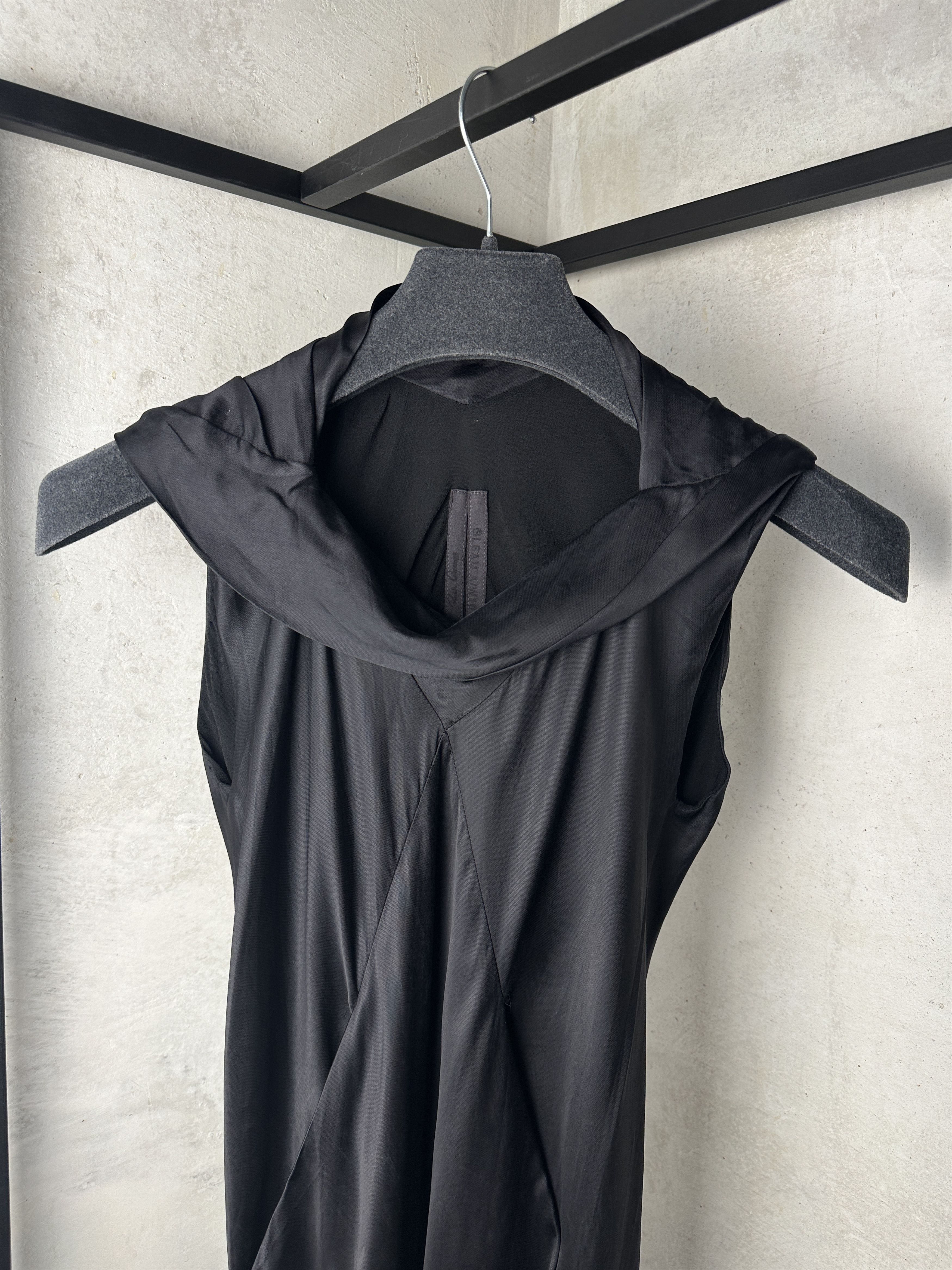 Rick Owens Rick Owens AW10 Gleam Silk Mini Dress Size S / US 4 / IT 40 - 2 Thumbnail