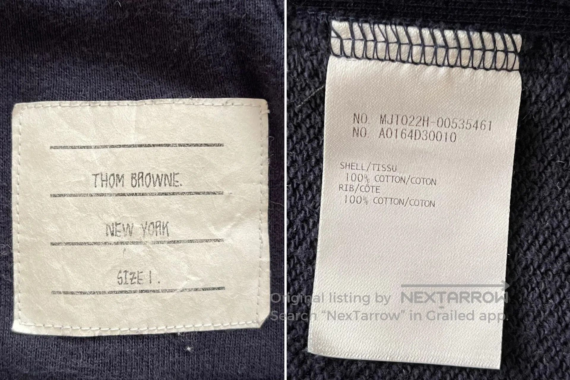 Thom Browne thom browne navy zip. Size US S / EU 44-46 / 1 - 3 Thumbnail