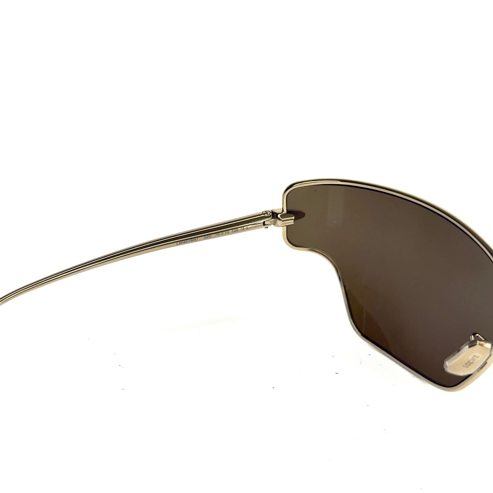 Loewe LOEWE LW40150U 40150 Metal SIGNATURE Mask Gold Sunglass Size ONE SIZE - 6 Thumbnail