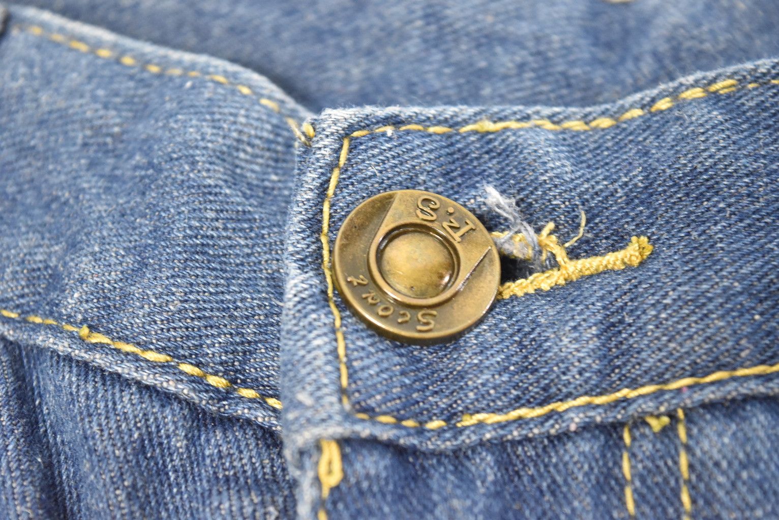 Japanese Brand damaged denim pants 23450 - 494 50 Size US 32 / EU 48 - 5 Thumbnail