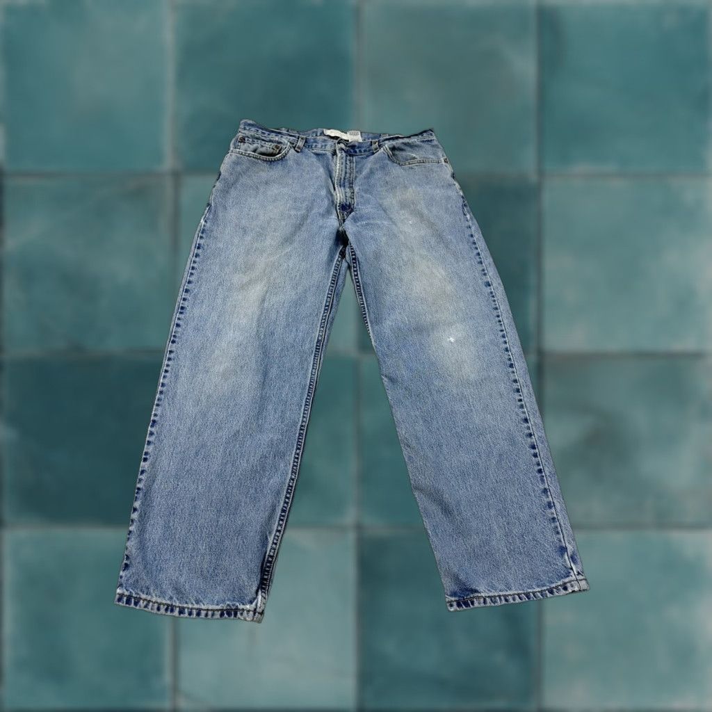 Levi's VINTAGE Levi's 550 Jeans Men 36x29 Blue 100% Cotton Relaxed Tapered Red Tab Mens Size US 36 / EU 52 - 1 Thumbnail