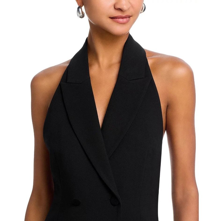 Bardot Women Black Stretch Freya Vest Mini Dress Size US 10