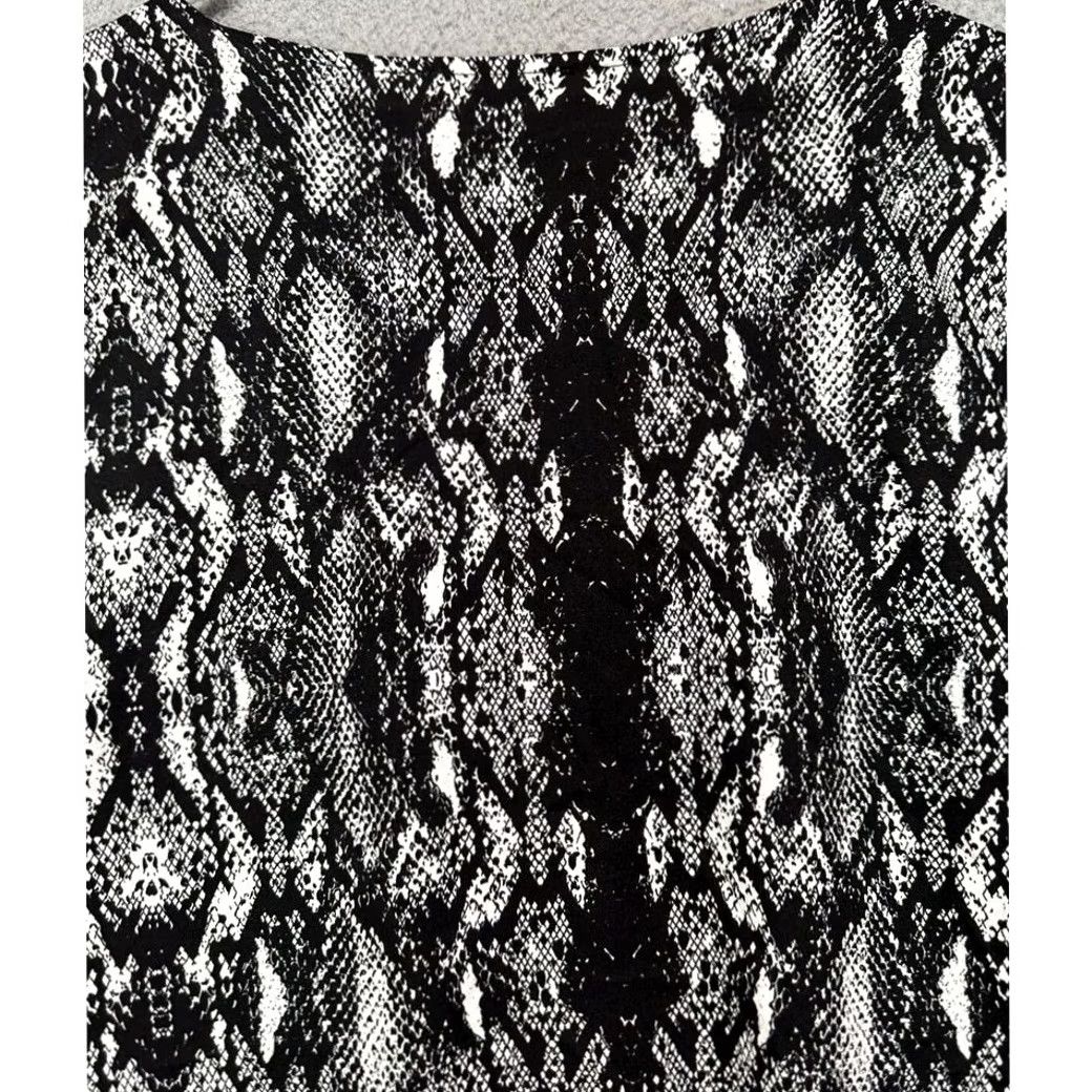 Calvin Klein Calvin Klein Shirt Tank Top Womens 3X Plus Black/White Sleeveless Snake Ladies Size XXL / US 16-18 / IT 52-54 - 3 Thumbnail