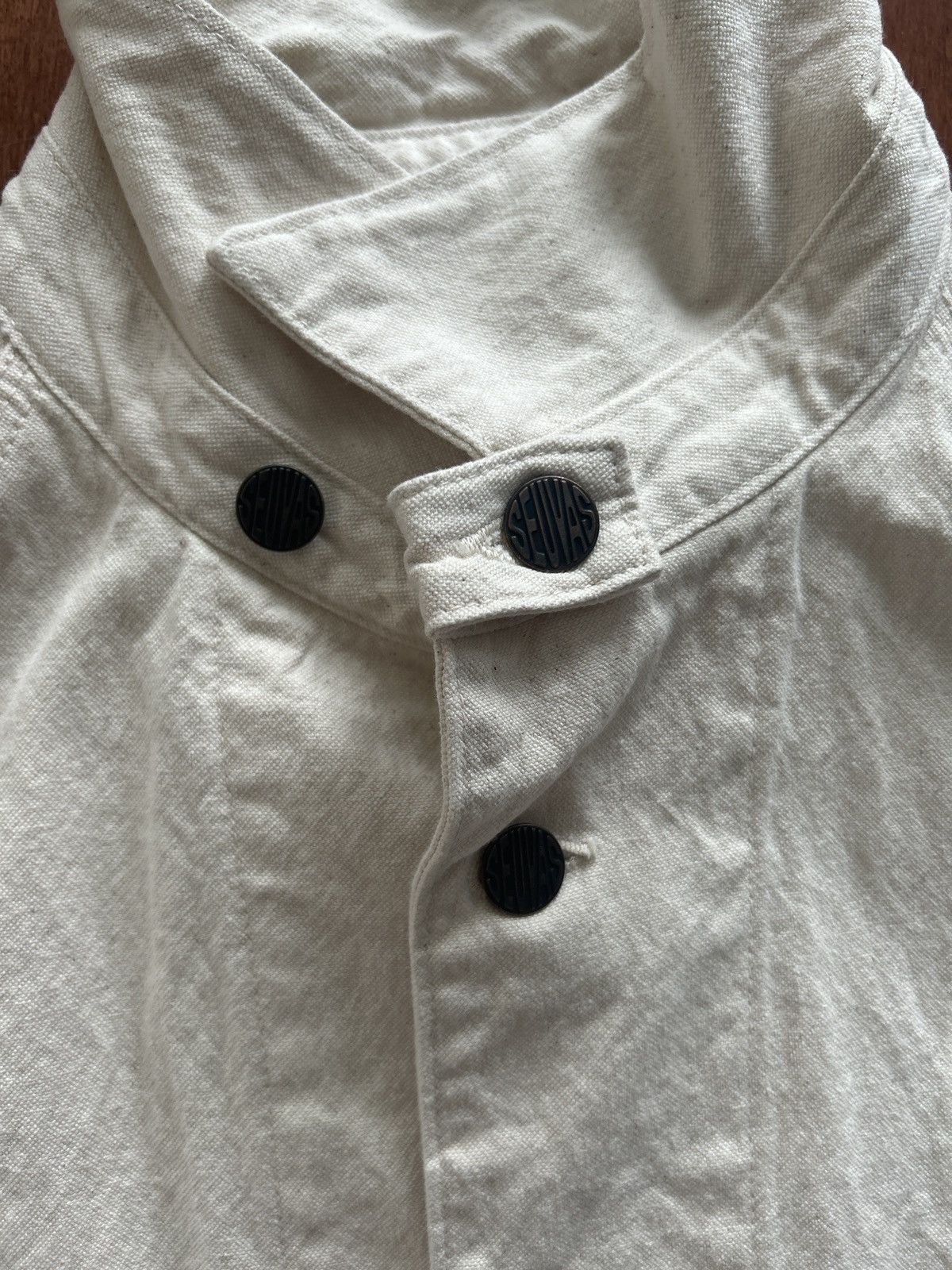 Japanese Brand Seuvas Japan 10oz Canvas Raglan Coverall kapital orSlow Size US XL / EU 56 / 4 - 4 Thumbnail