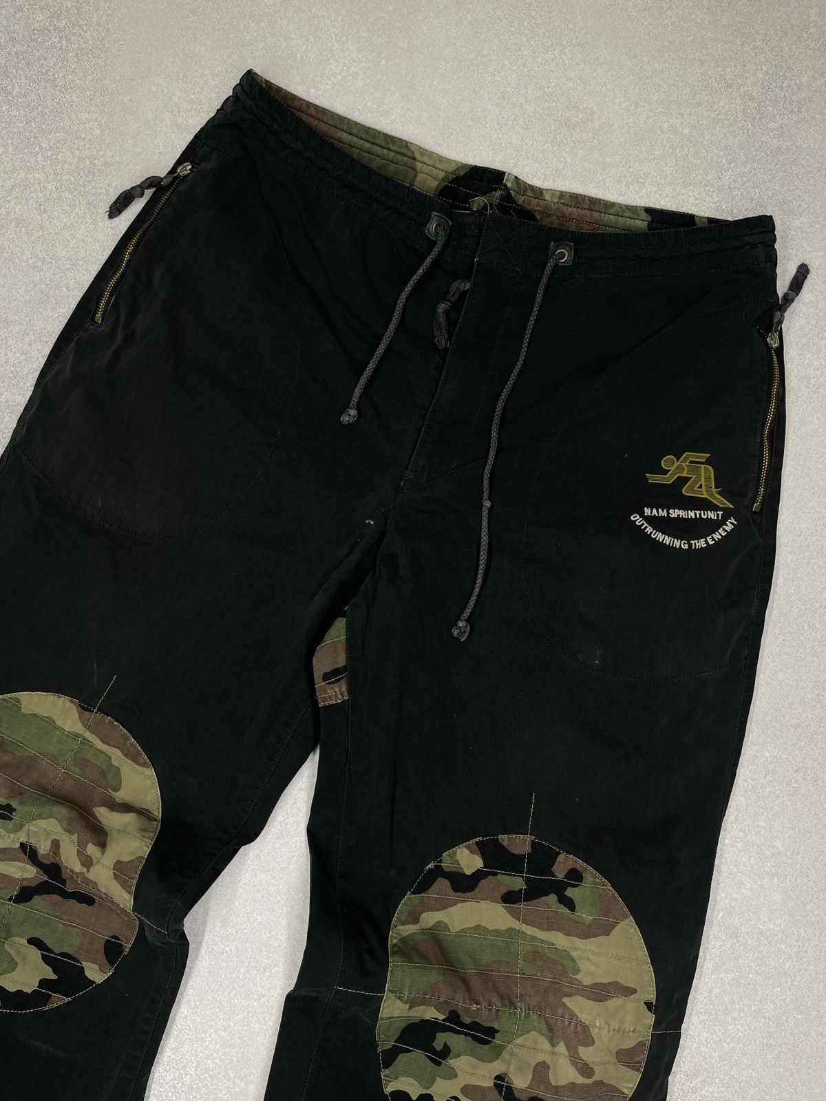 Ringspun Vintage Ringspun Nylon Military Pants Black Japanese Style Size US 33 - 8 Thumbnail
