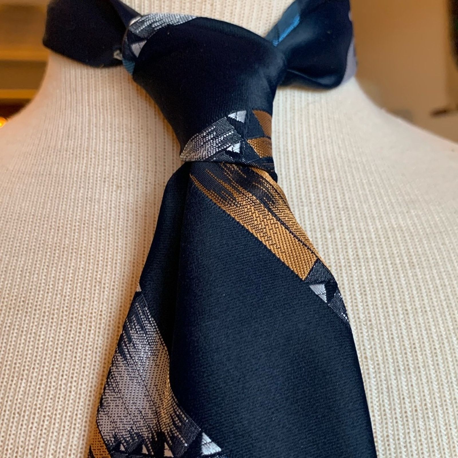 Pierre Balmain Pierre Balmain vintage 70’s modernist abstract necktie Size ONE SIZE - 1 Thumbnail