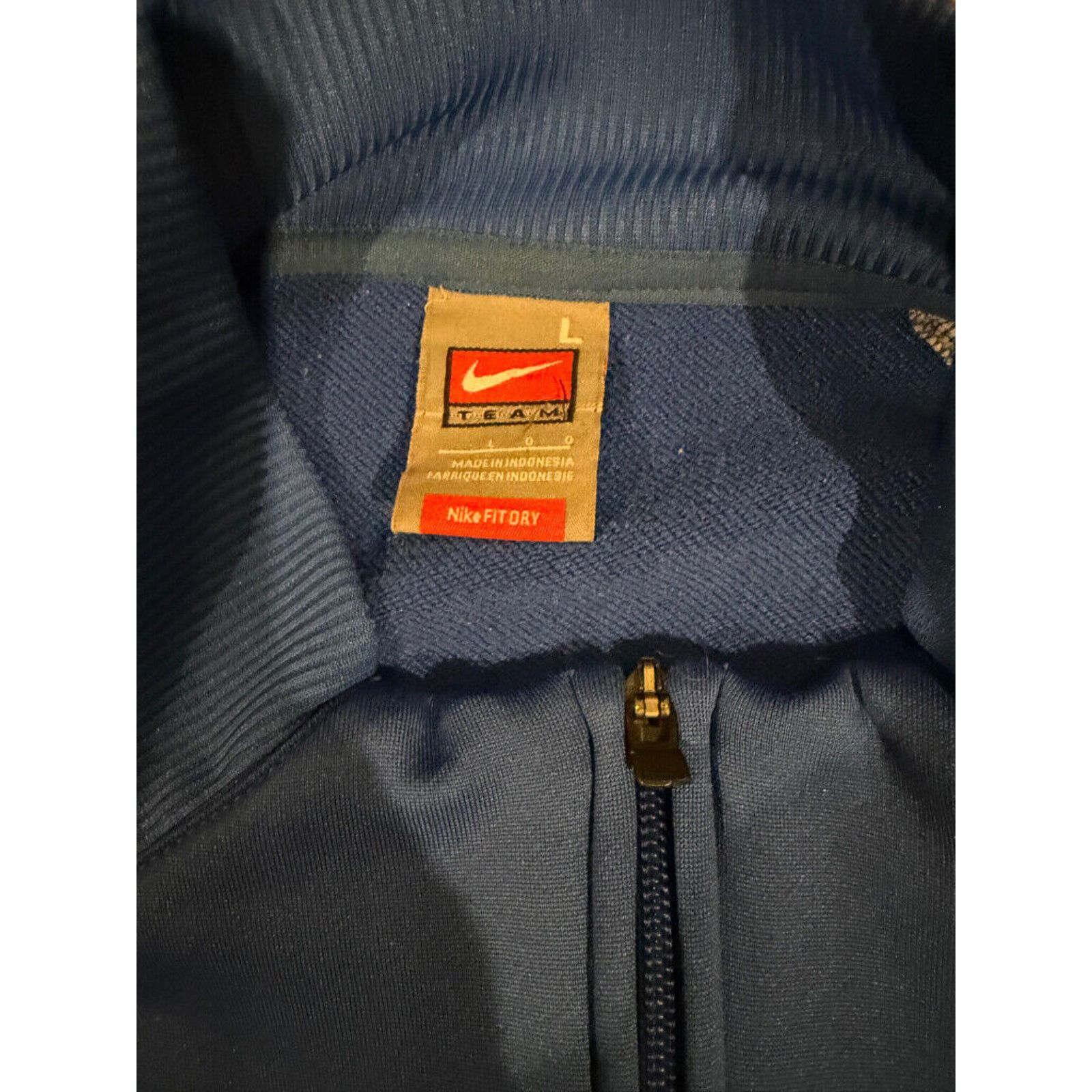 Nike Vintage Blue Nike Track Jacket Size Large Size US L / EU 52-54 / 3 - 5 Thumbnail
