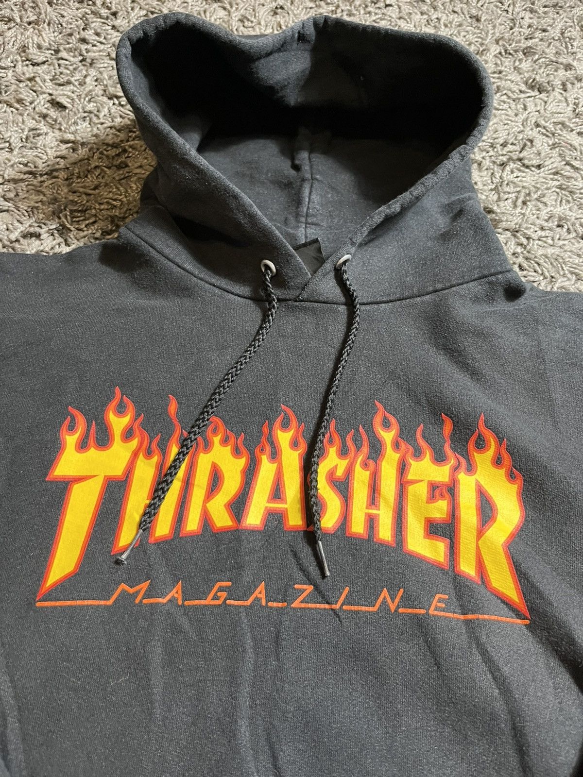 Thrasher THRASHER VINTAGE Y2K SKATEBOARD BASIC COTTON HOODIE Size US XL / EU 56 / 4 - 3 Thumbnail