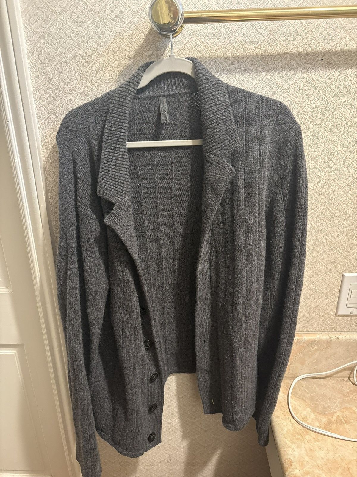 Autumn Cashmere Autumn Cashmere Shawl-Collar Cardigan Size US L / EU 52-54 / 3 - 1 Thumbnail