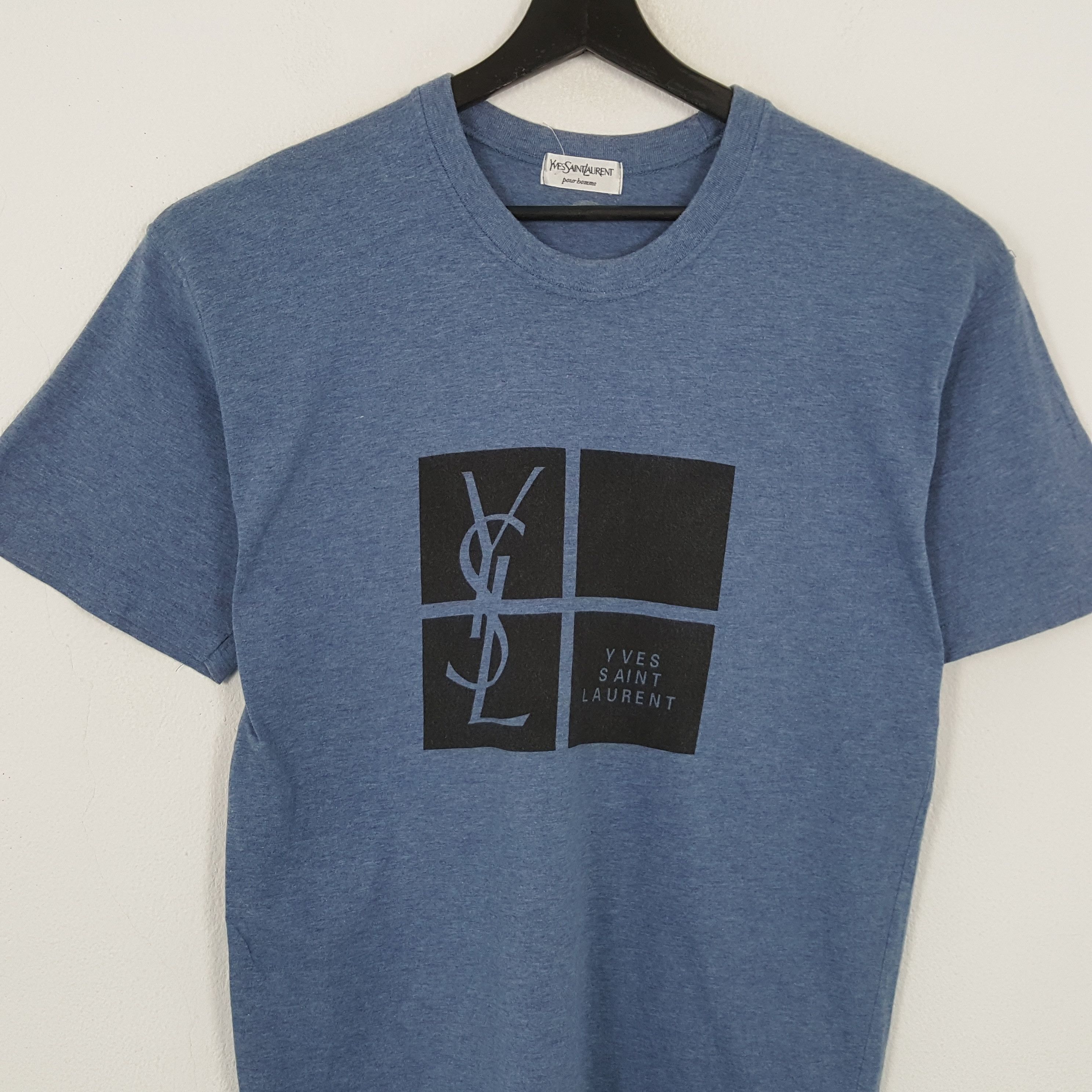 Vintage × Yves Saint Laurent YVES SAINT LAURENT Luxury Brand Fashion Style Tshirt Size US M / EU 48-50 / 2 - 2 Thumbnail