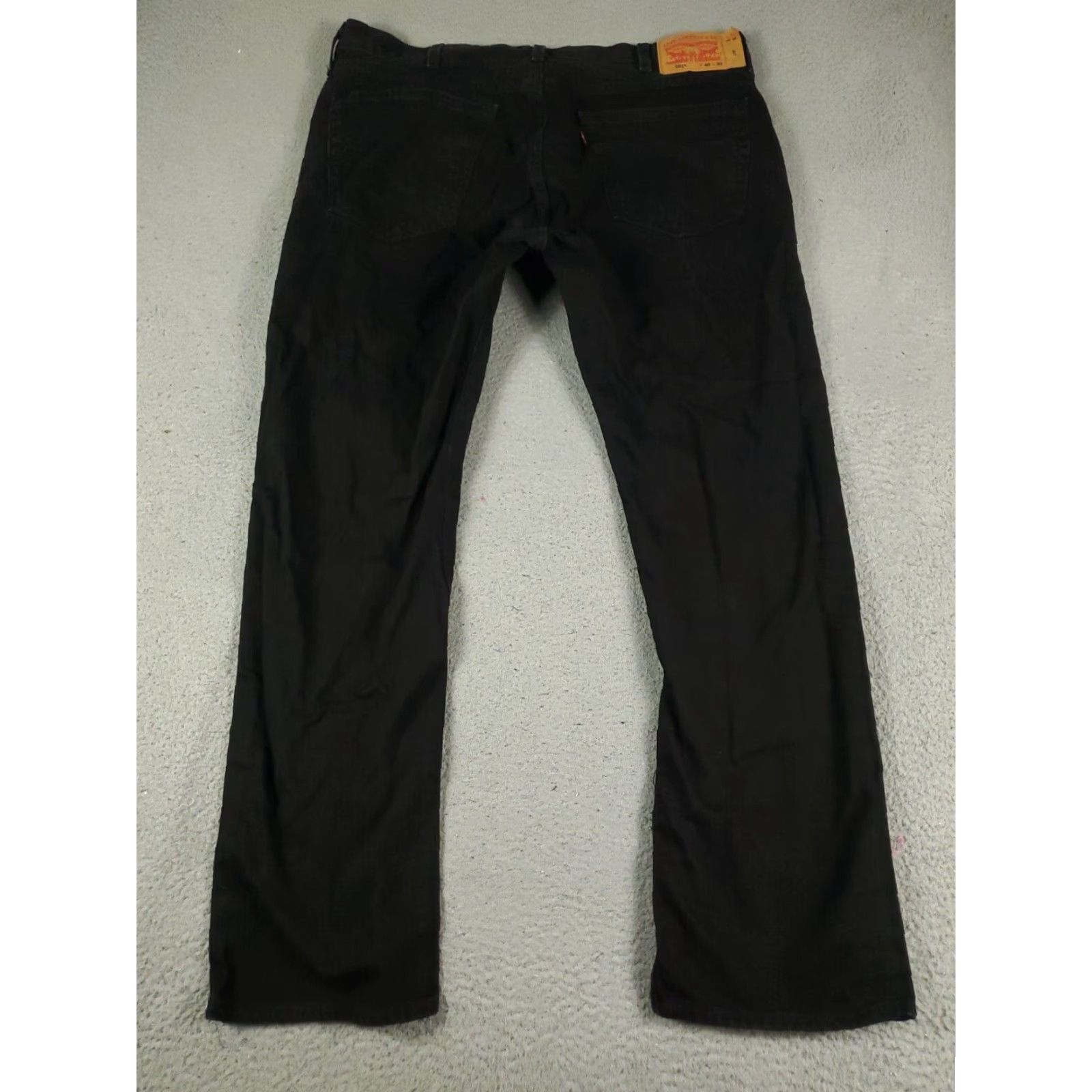 Levi's Levis Mens 40x32 501 Black Straight Leg Denim Jeans Pants Size US 40 / EU 56 - 6 Thumbnail