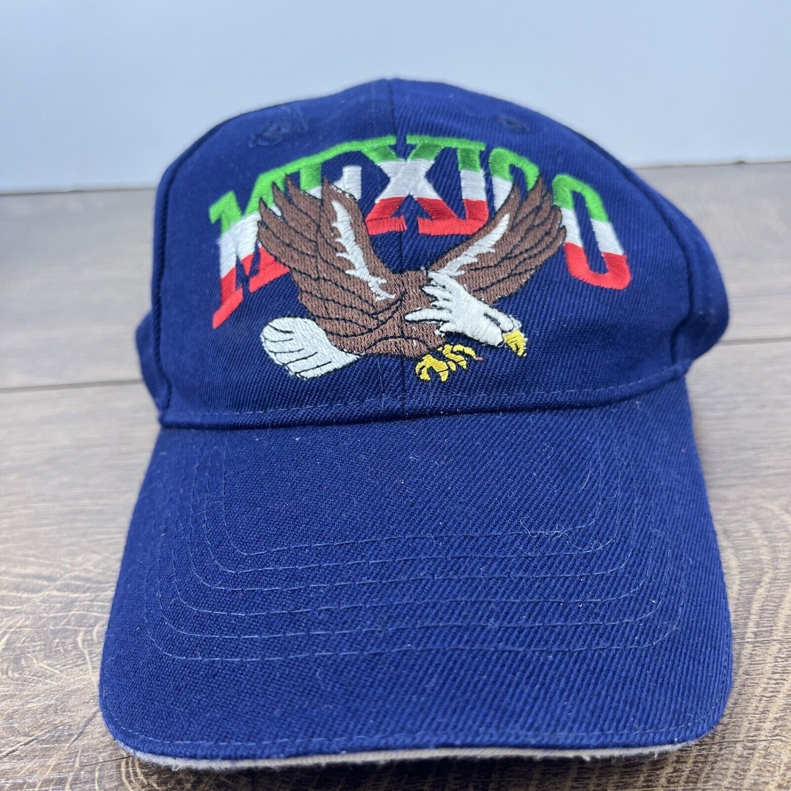 Other Mexico Hat Bald Eagle Mexico Blue Hat Adjustable Adult Size Size ONE SIZE - 2 Thumbnail
