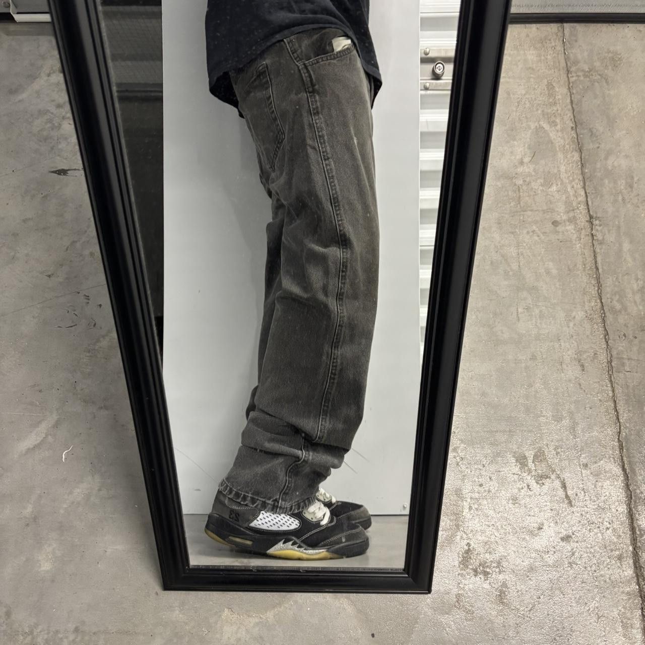 Vintage Crazy Vintage Y2K/2000s Grunge Faded Black Denim Jeans! 33x30 Size US 33 - 2 Thumbnail