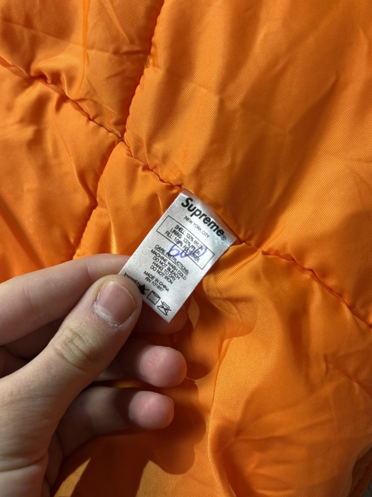 Supreme Supreme Logo Tape N-3B Parka Size US M / EU 48-50 / 2 - 20 Thumbnail