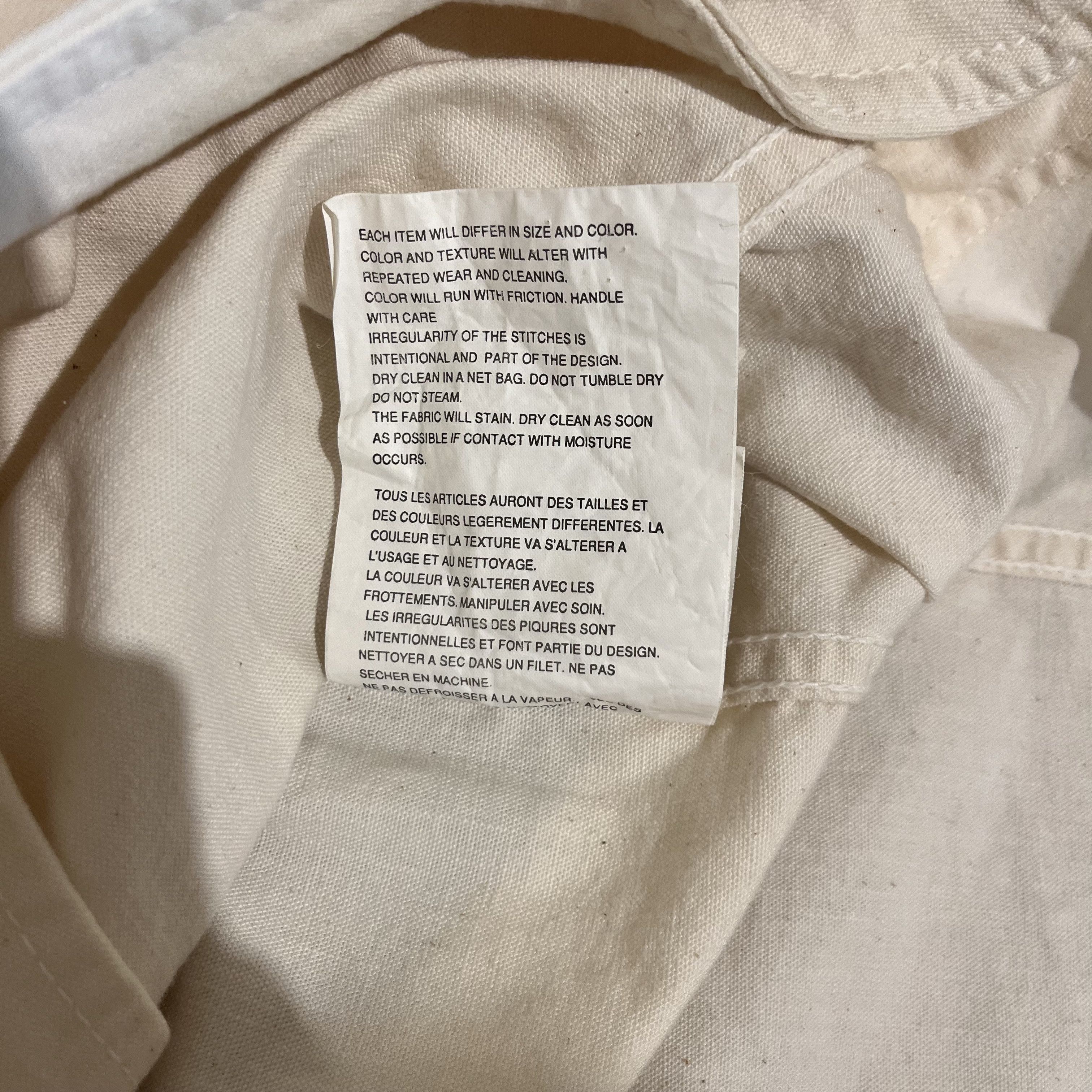 Comme des Garcons Homme Comme des Garçons Homme Linen 2003 Suit Set Size 36S - 13 Thumbnail