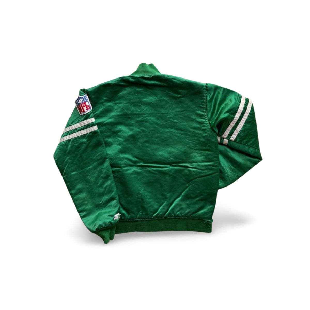 Starter Vintage NY Jets Satin Starter Bomber Jacket Size US S / EU 44-46 / 1 - 2 Thumbnail