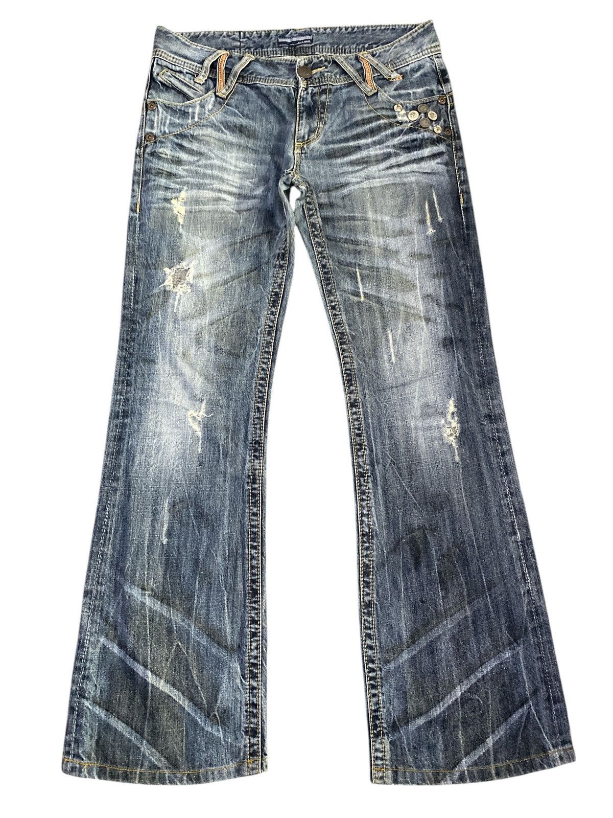 Hysteric Glamour × If Six Was Nine × Japanese Brand Japanese Brand Ozz First Bell Bottom Jeans Size US 30 / EU 46 - 1 Thumbnail