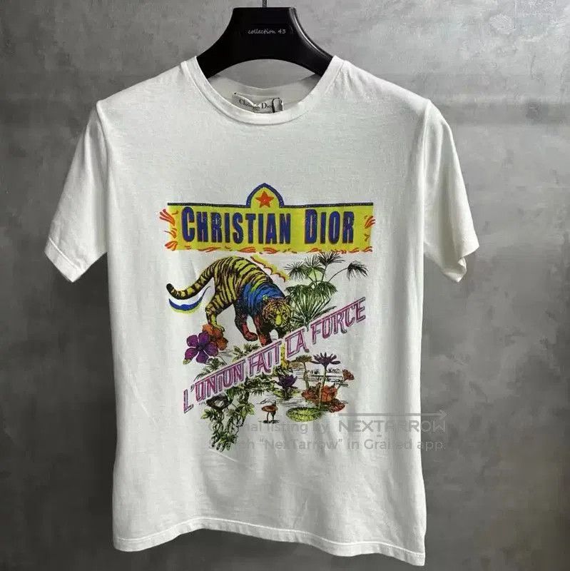 Dior Dior White Cotton Ladies T. Size S / US 4 / IT 40 - 1 Thumbnail
