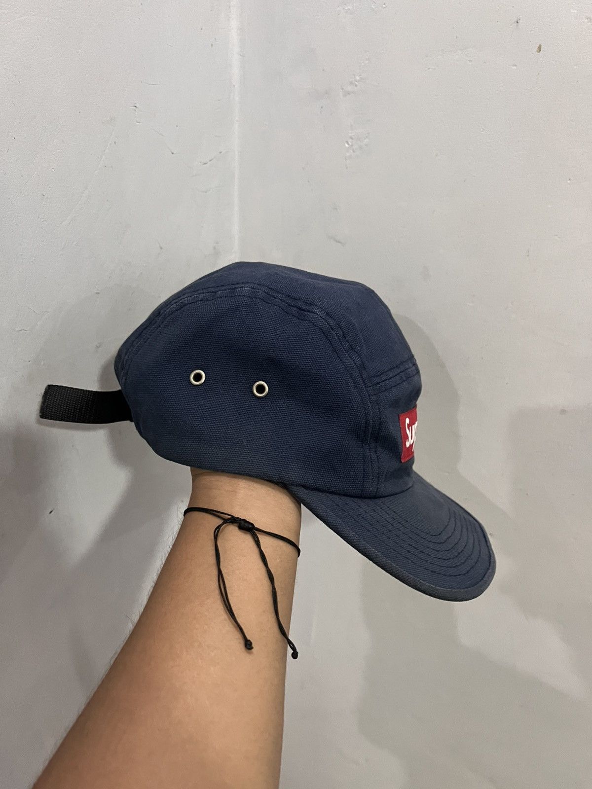 Supreme Supreme Logo Box 5 Panel Navy Size ONE SIZE - 6 Thumbnail
