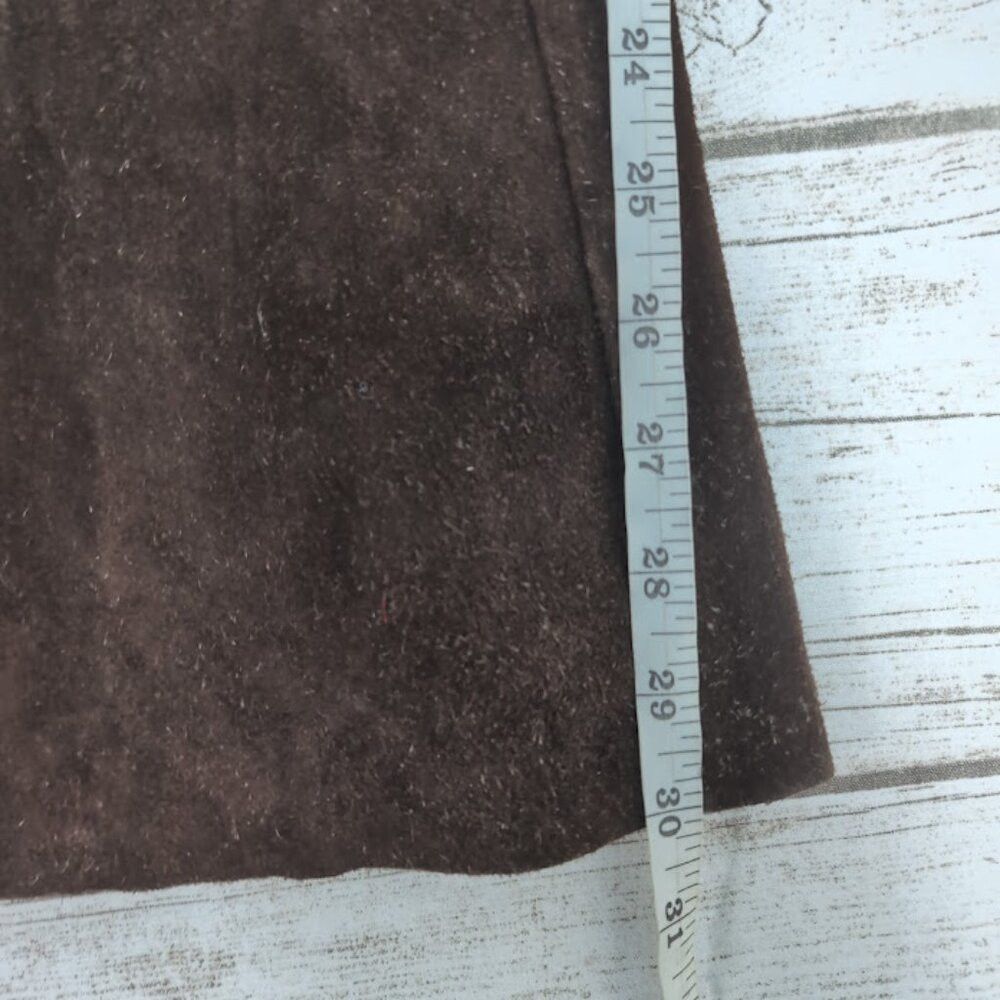 Other Vintage 1950's 1960's Brown Suede Leather Pants Size US 32 / EU 48 - 2 Thumbnail