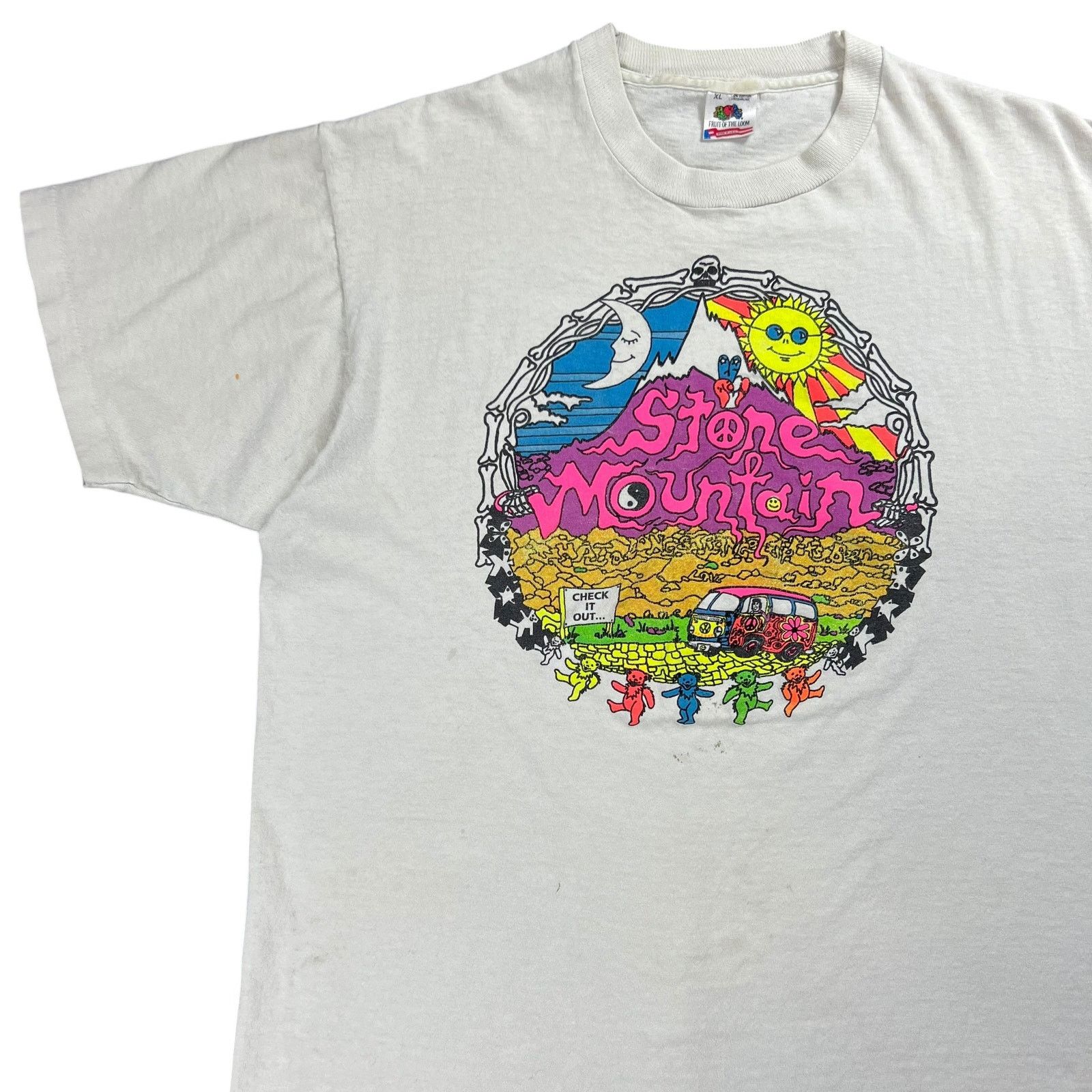 Band Tees × Grateful Dead × Vintage Vintage 90s Grateful Dead Stone Mountain lot tee (L) Size US L / EU 52-54 / 3 - 4 Thumbnail