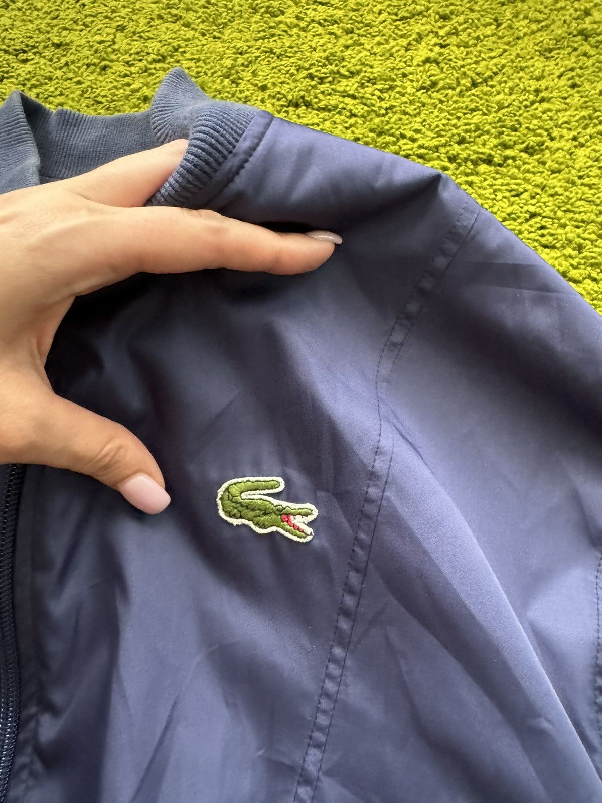 Lacoste × Vintage 🐊 Lacoste 90s vintage light bomber jacket Size US L / EU 52-54 / 3 - 4 Thumbnail