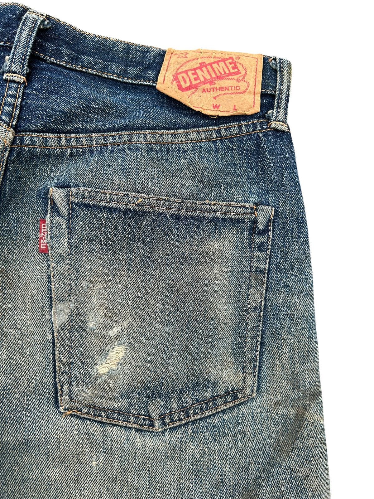 Kapital Thrashed Vintage Denime Selvedge Denim Jeans Size US 30 / EU 46 - 12 Thumbnail