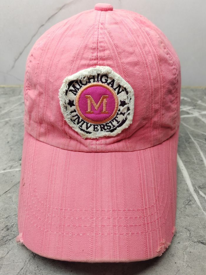 Japanese Brand Vintage Michigan University Distressed Style Cap Hat Size ONE SIZE - 2 Thumbnail