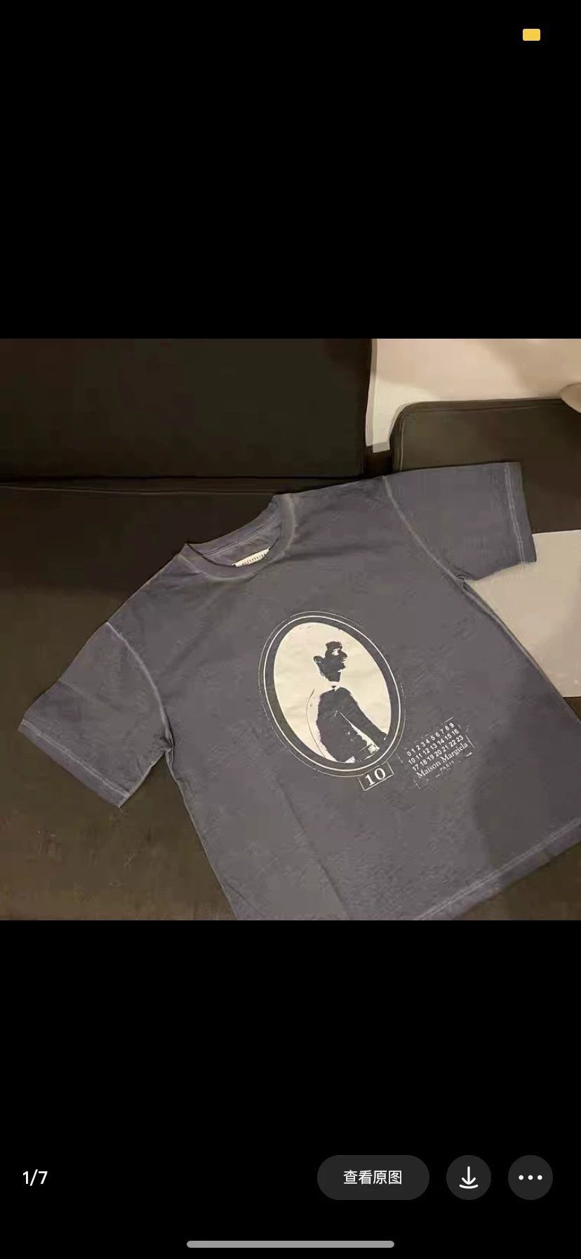Maison Margiela Maison Margiela washed portrait short sleeve tee Size US L / EU 52-54 / 3 - 8 Thumbnail
