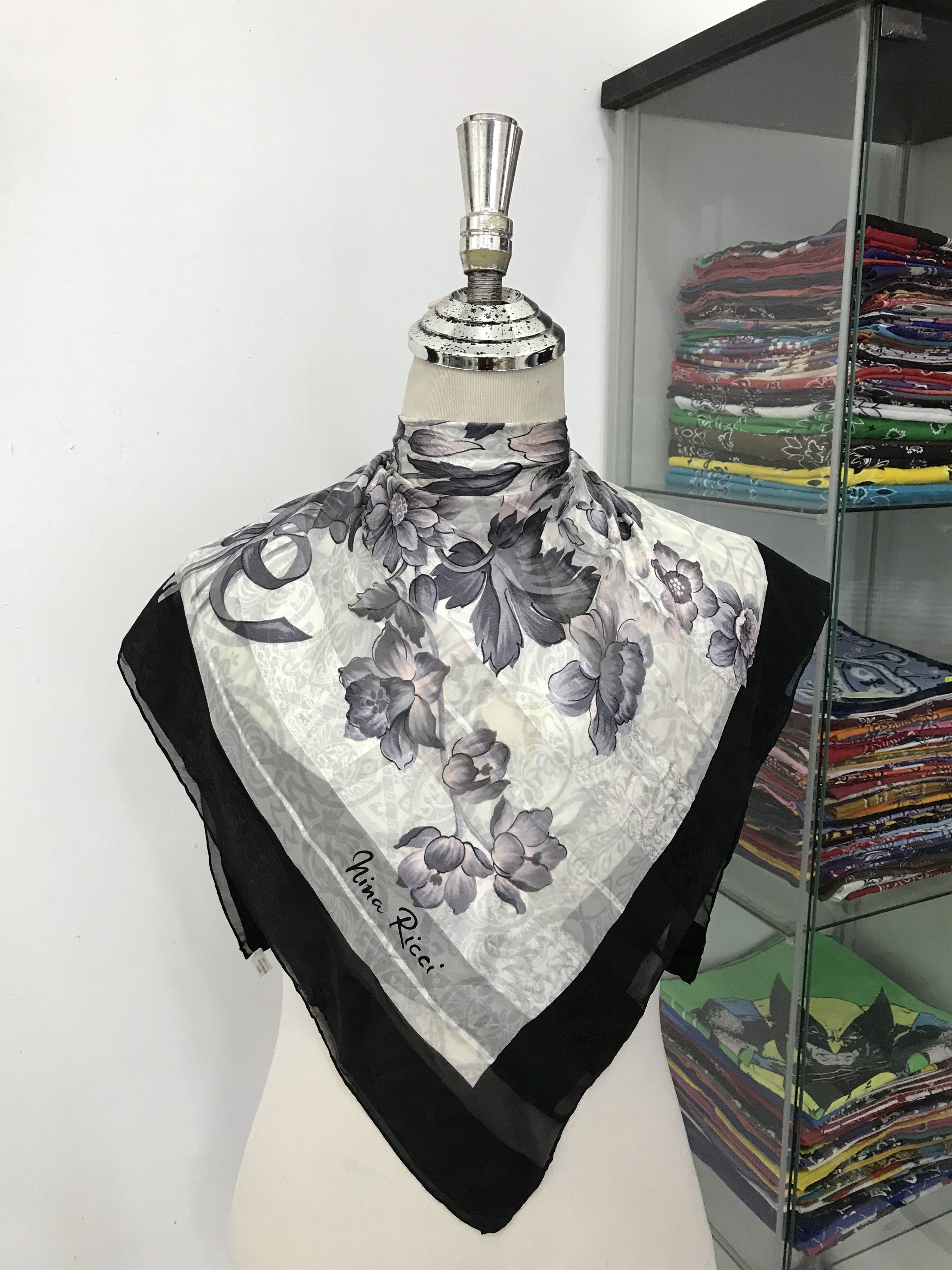 Nina Ricci Vintage Nina Ricci Silk Scarf Size ONE SIZE - 1 Thumbnail