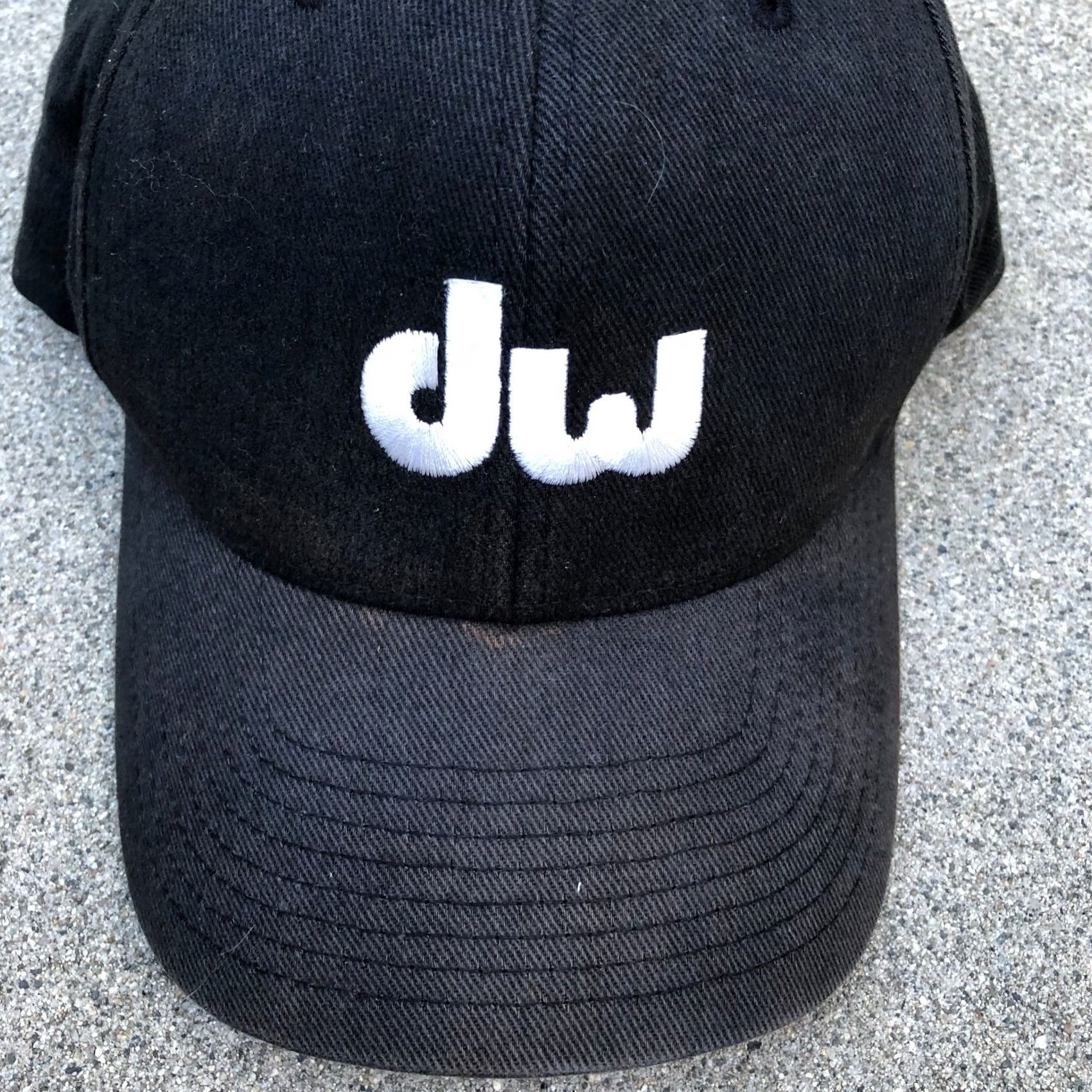 Vintage YUPOONG THE DRUMMER'S CHOICE Fitted Hat Men's L/XL Black Cap Embroidered Size ONE SIZE - 2 Thumbnail