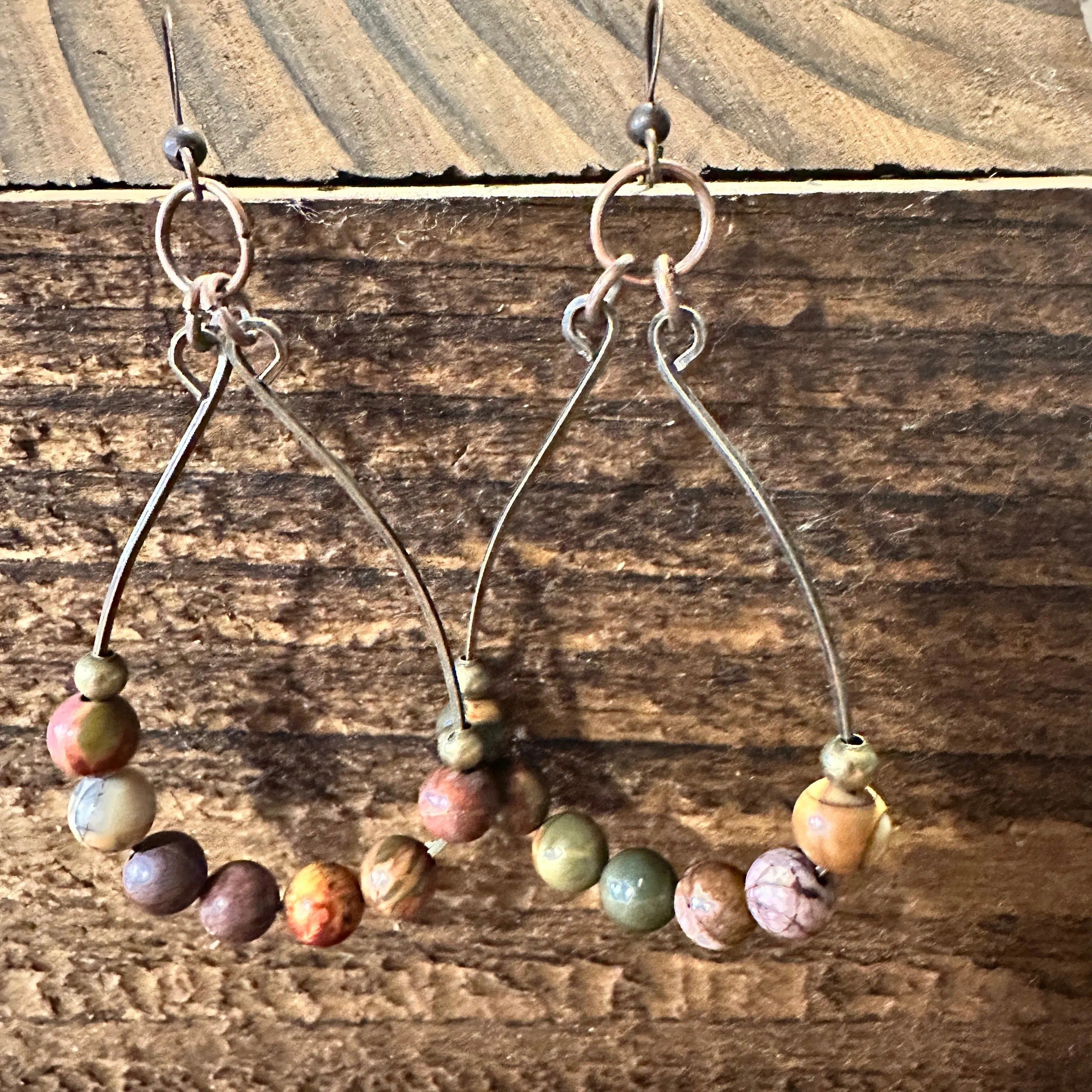 Other Handmade Western Hippie Copper Wire Colorful Wooden Beads Dr Size ONE SIZE - 1 Thumbnail