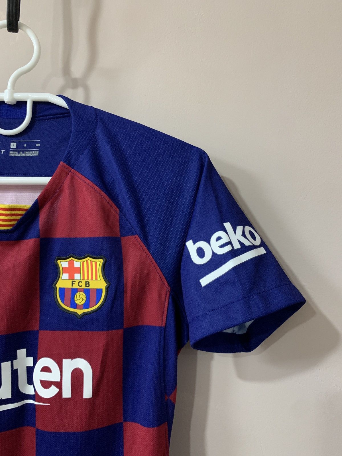 Nike Womens Barcelona Home Football Shirt Nike Soccer Jersey Sz S Size S / US 4 / IT 40 - 4 Thumbnail