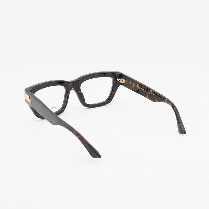 Bottega Veneta Bottega Veneta BV1190O 002 Eyeglasses Havana 50mm Rectangle Size ONE SIZE - 4 Thumbnail
