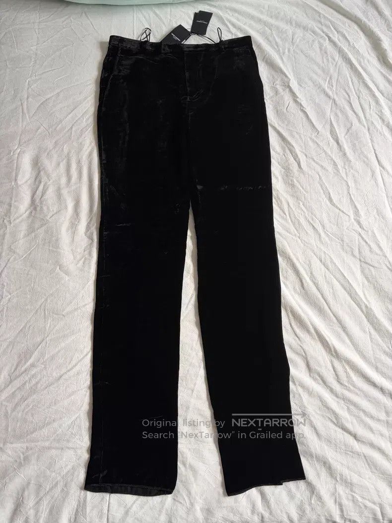 Saint Laurent Paris Saint Laurent Paris Velvet Trousers Size US 34 / EU 50 - 1 Thumbnail