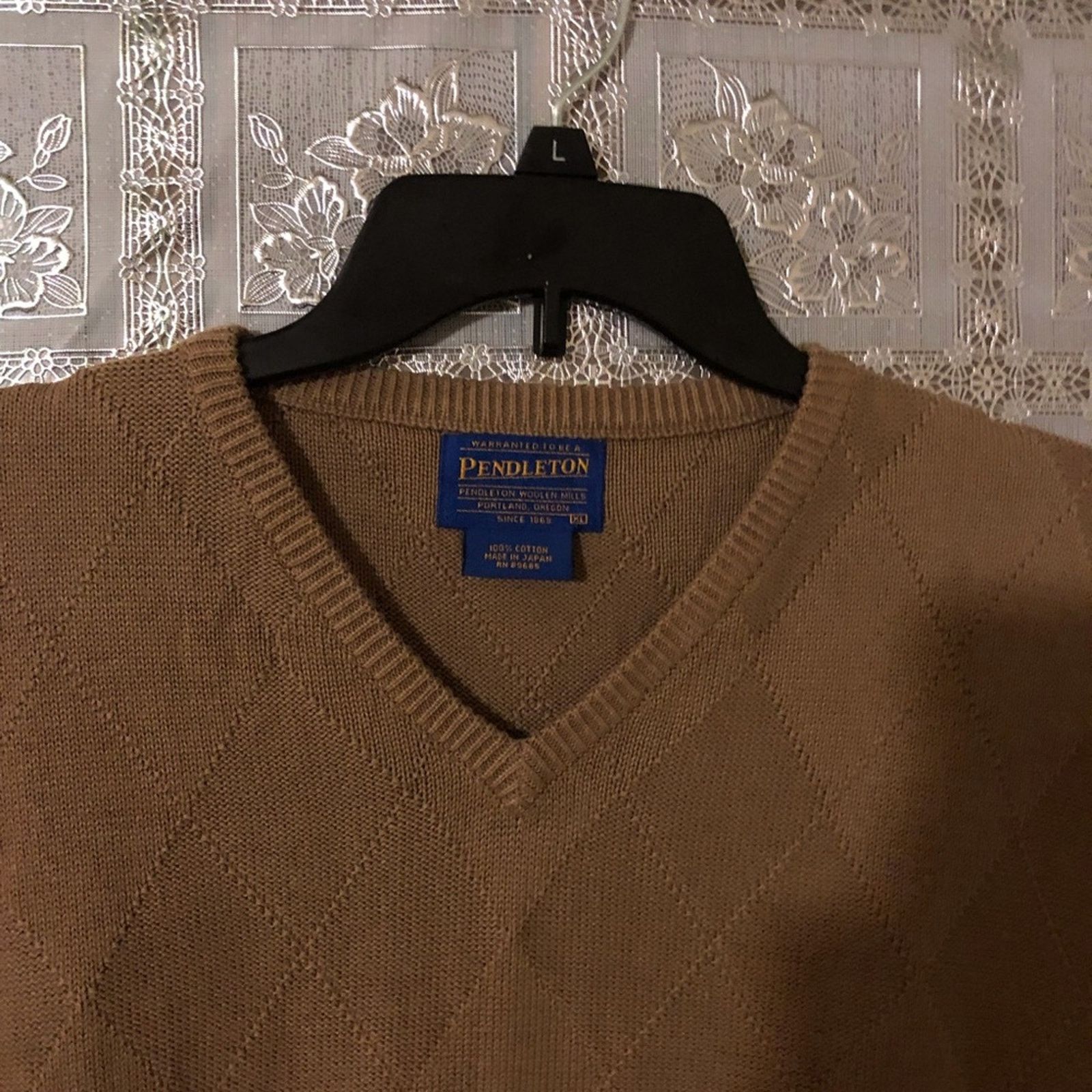 Pendleton Pendleton 100% Cotton Brown Sweater Vest Size US XL / EU 56 / 4 - 3 Thumbnail