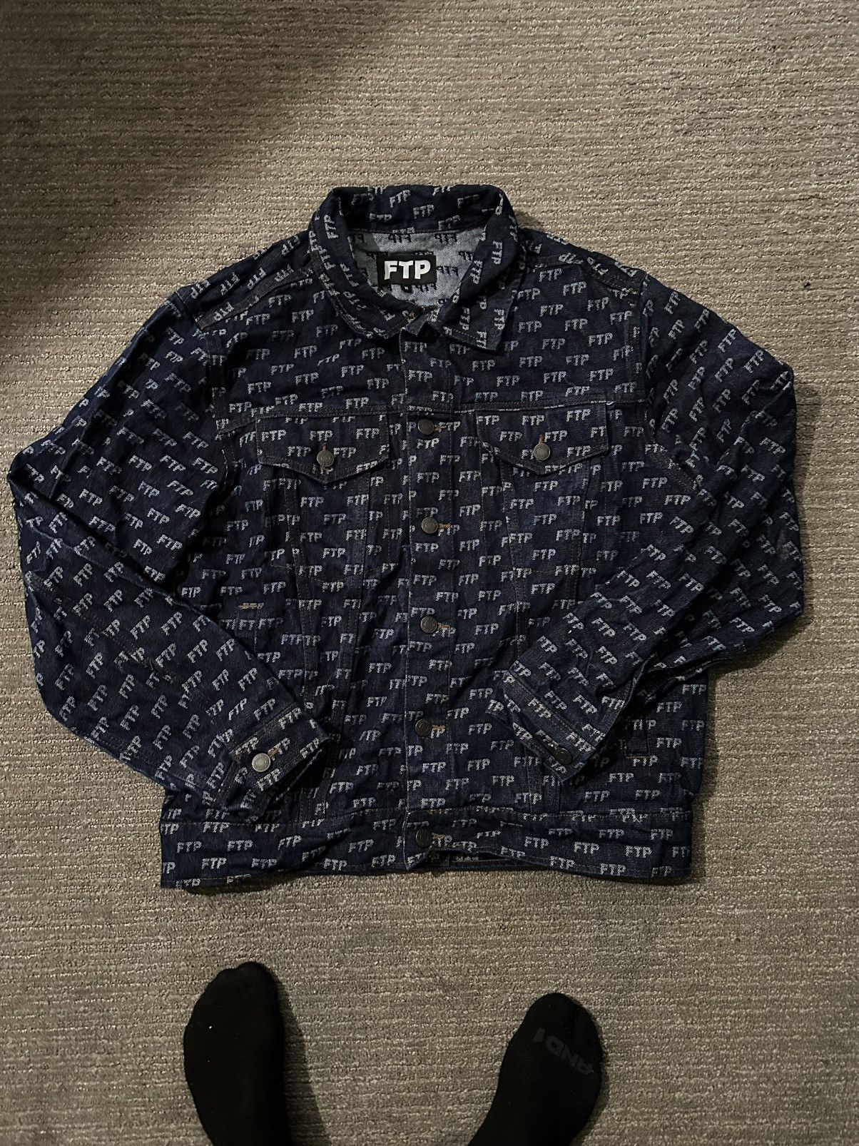 Fuck The Population Fuck the population logo denim jacket Size US M / EU 48-50 / 2 - 1 Thumbnail