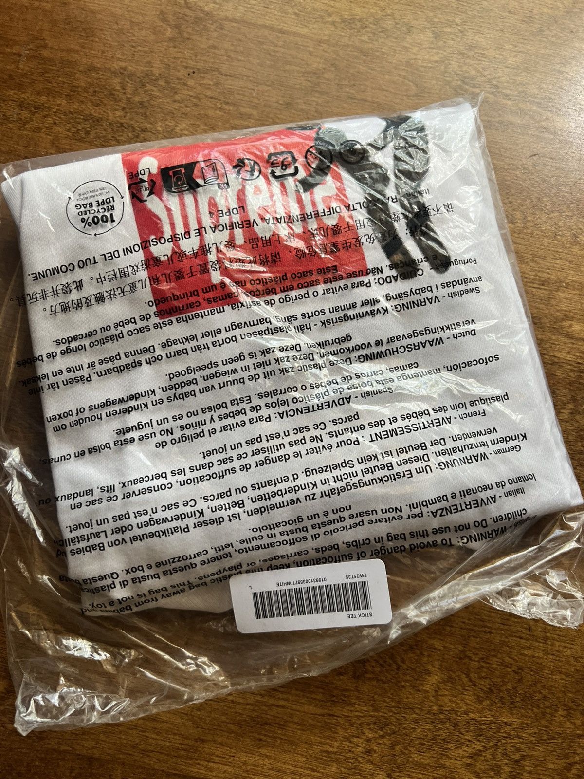 Supreme Supreme Stick Tee FW25 Size US L / EU 52-54 / 3 - 3 Thumbnail