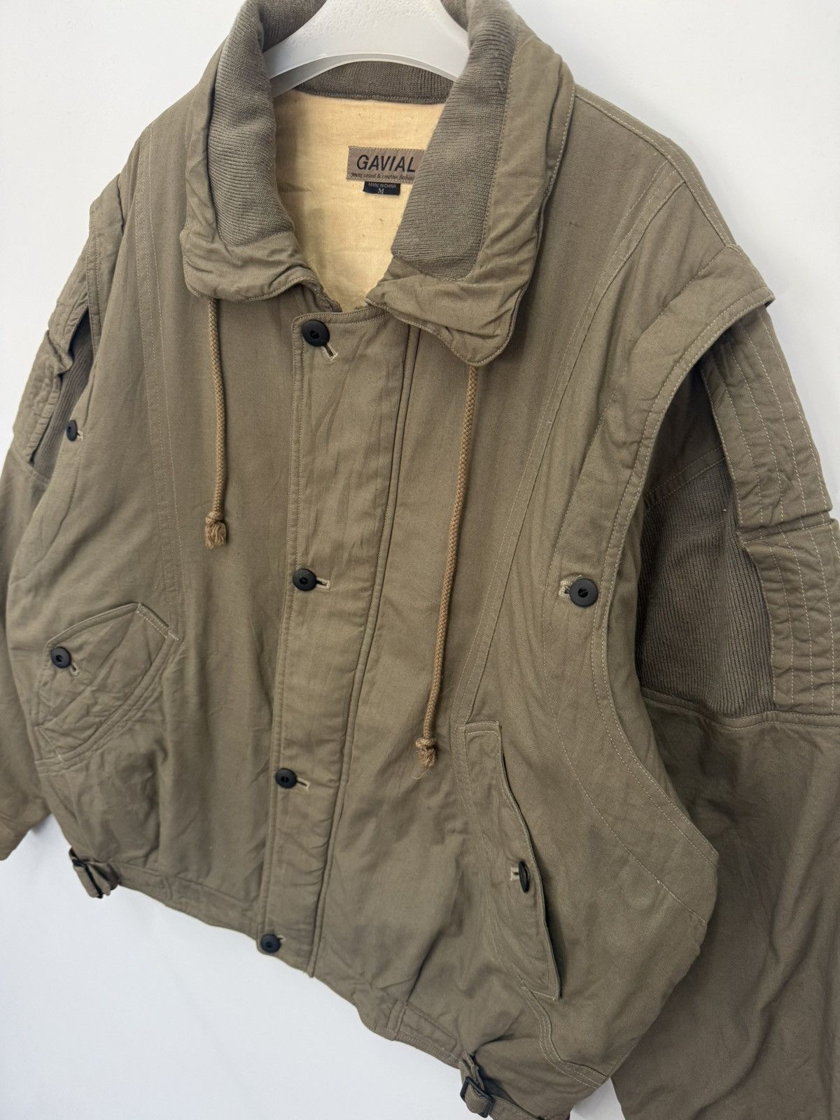 Japanese Brand 🔥 Vtg Gavial Japan Flying Tactical Parachute Bomber Jacket Size US M / EU 48-50 / 2 - 5 Thumbnail