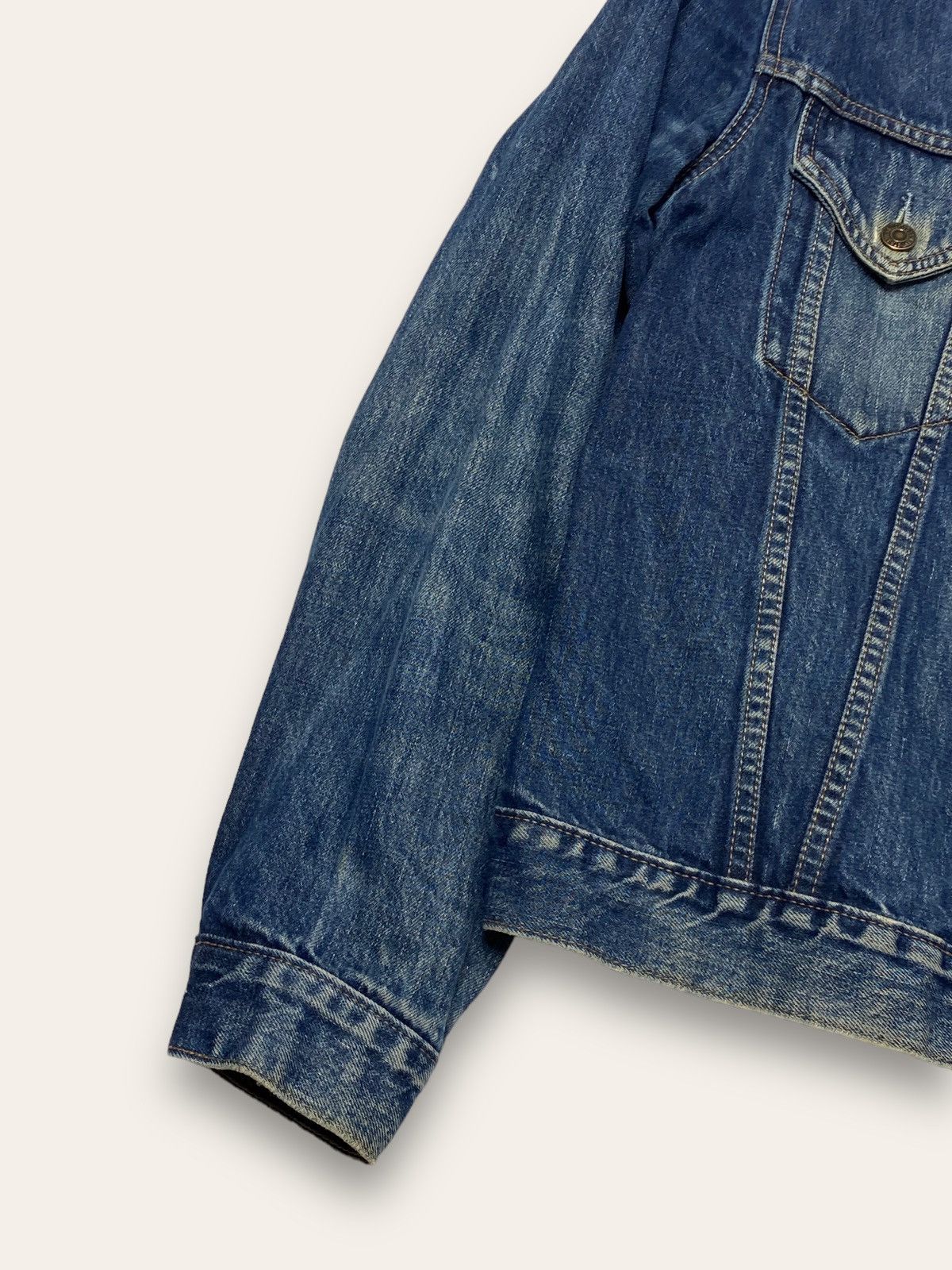 Levi's Vintage Clothing 90s Vintage LEVI'S Total Washed Denim Jacket Grunge Style Size US M / EU 48-50 / 2 - 5 Thumbnail