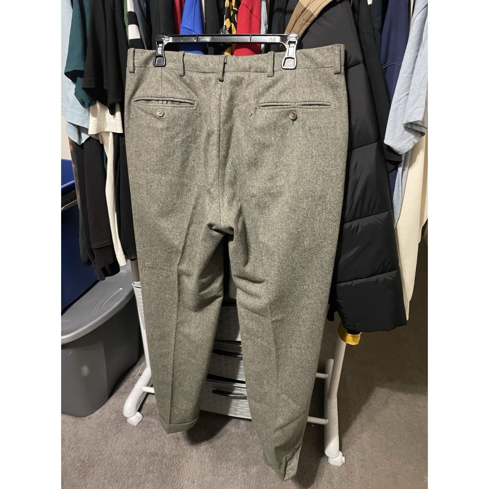 Polo Ralph Lauren Size 36x36-VTG Polo Ralph Lauren Dress Pants Italian Wool Size US 36 / EU 52 - 2 Thumbnail