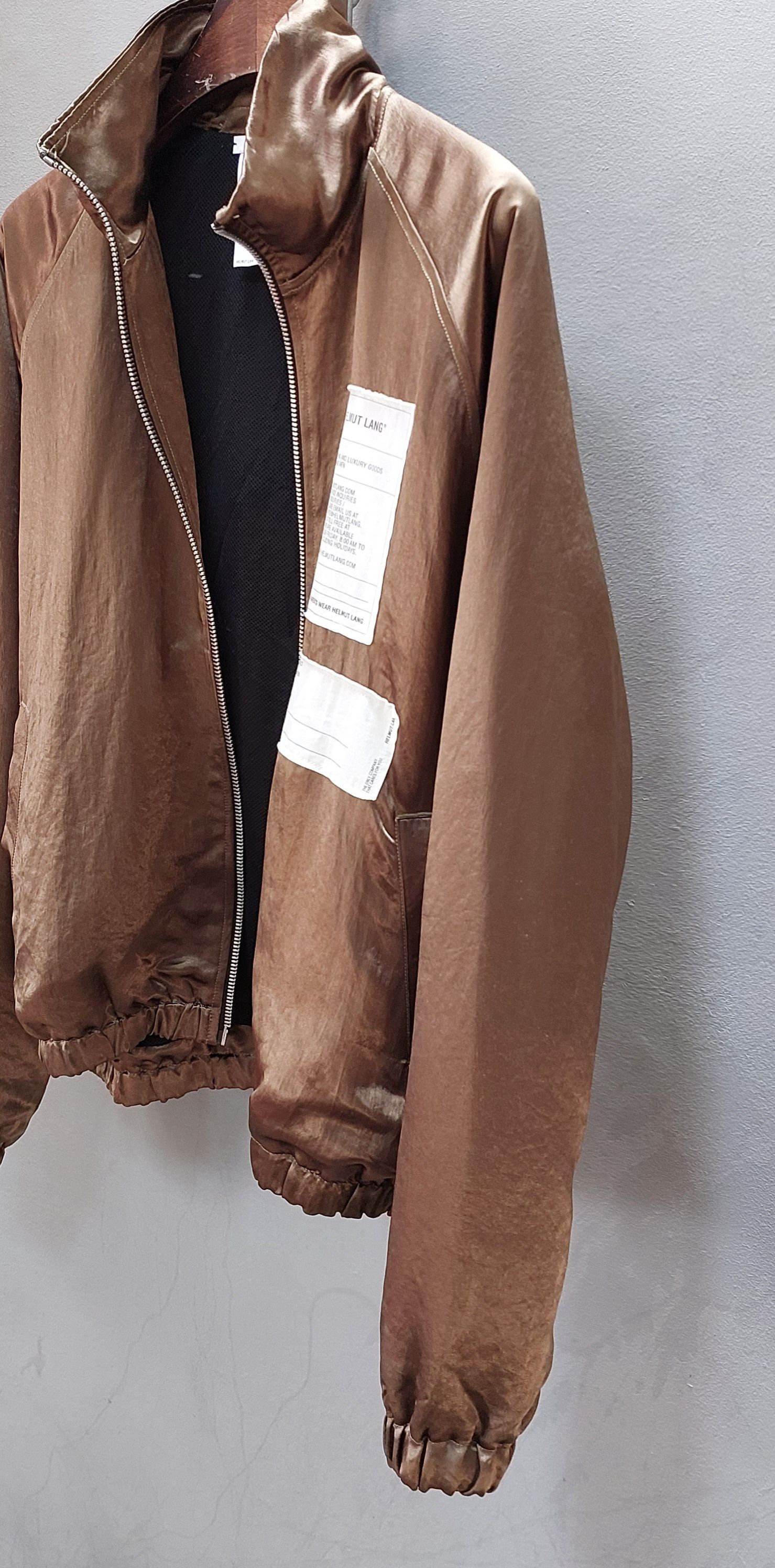 Helmut Lang Helmut Lang Unisex Full Zip Mock Track Jacket Size US L / EU 52-54 / 3 - 5 Thumbnail