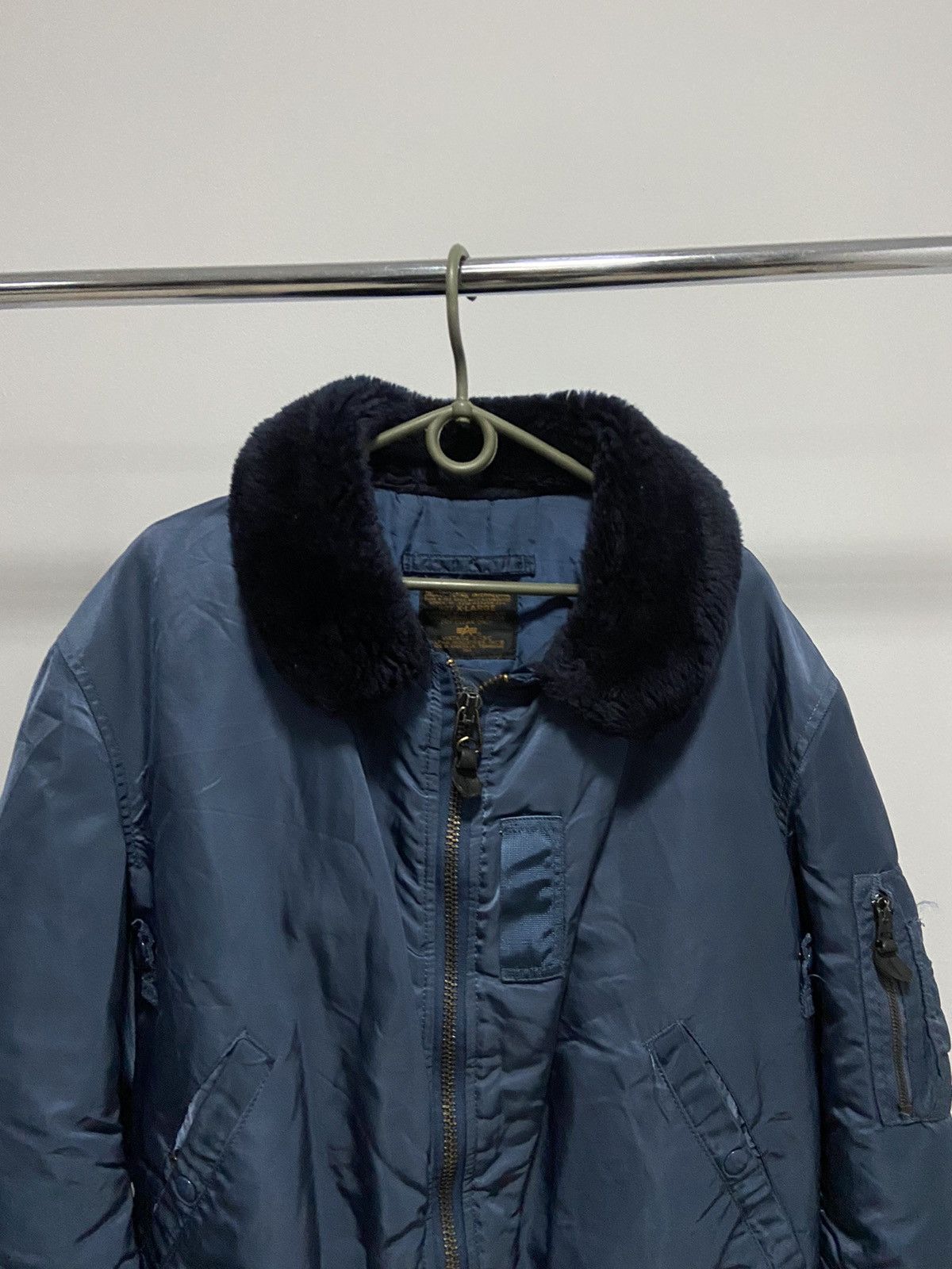 Alpha Industries × Vintage Alpha industries bomber logo sleeve pocket vintage flyers Size US XL / EU 56 / 4 - 2 Thumbnail