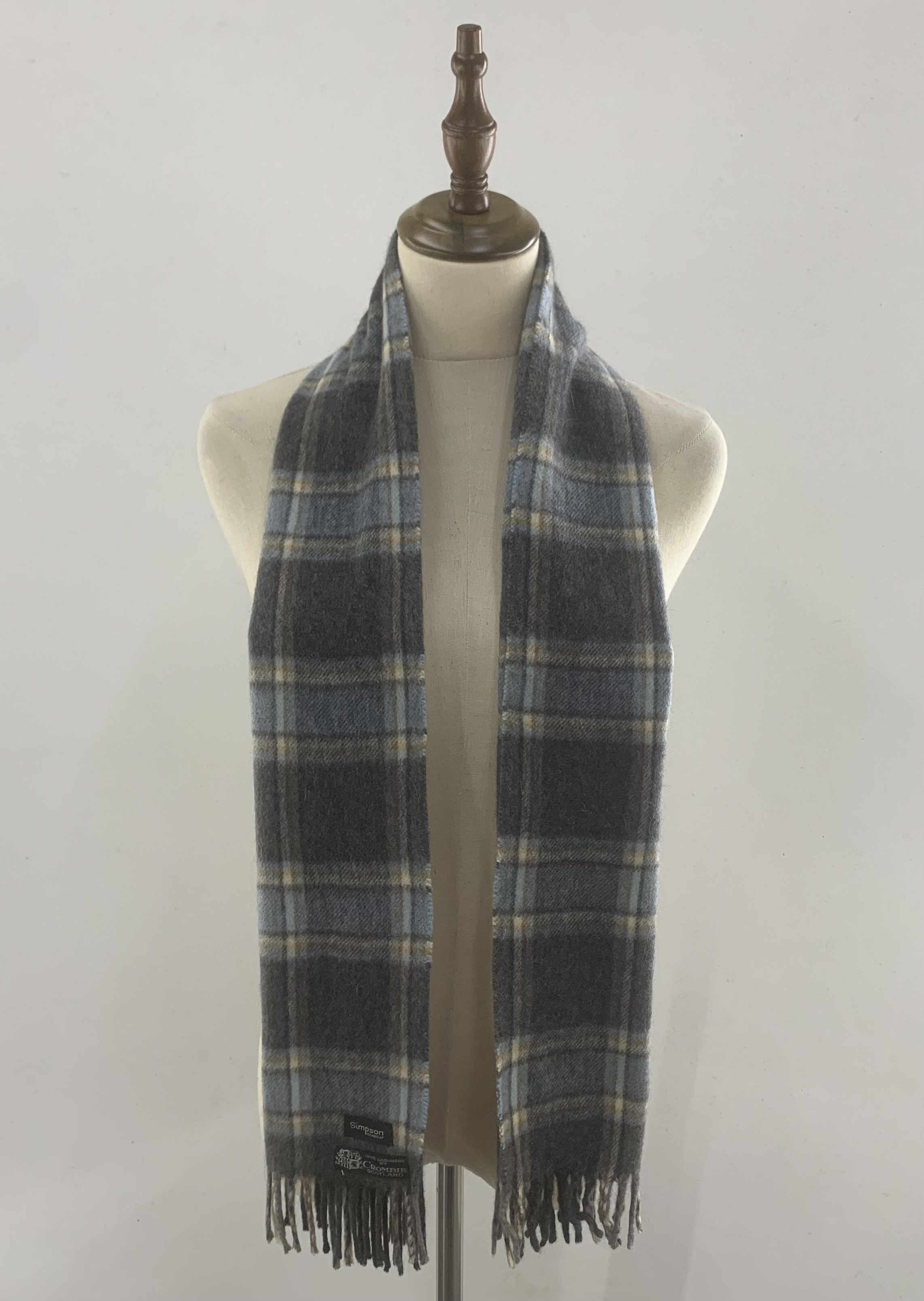 Vintage Simpson Scarf Cashmere Muffler Neck Wrap BL9242 Size ONE SIZE - 1 Thumbnail